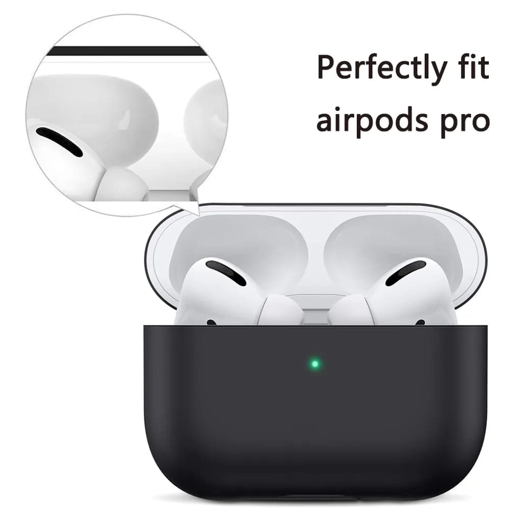Tuch With Airpods Pro Hülle Kompatibel Mit Apple Airpods Pro Wireless Hülle Case (led An Der Frontseite Sichtbar) - [unterstützt Kabelloses Laden] [extra Protection]