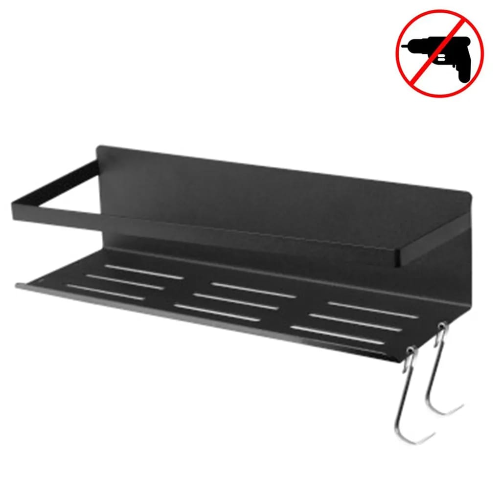 Magnetic Spice Rack Organizer Einstufiger Kühlschrank Gewürzaufbewahrungsregal, Einfach Zu Installieren Die Seite Des Kühlschranks Kann Gewürze Mit 2 Haken Aufnehmen