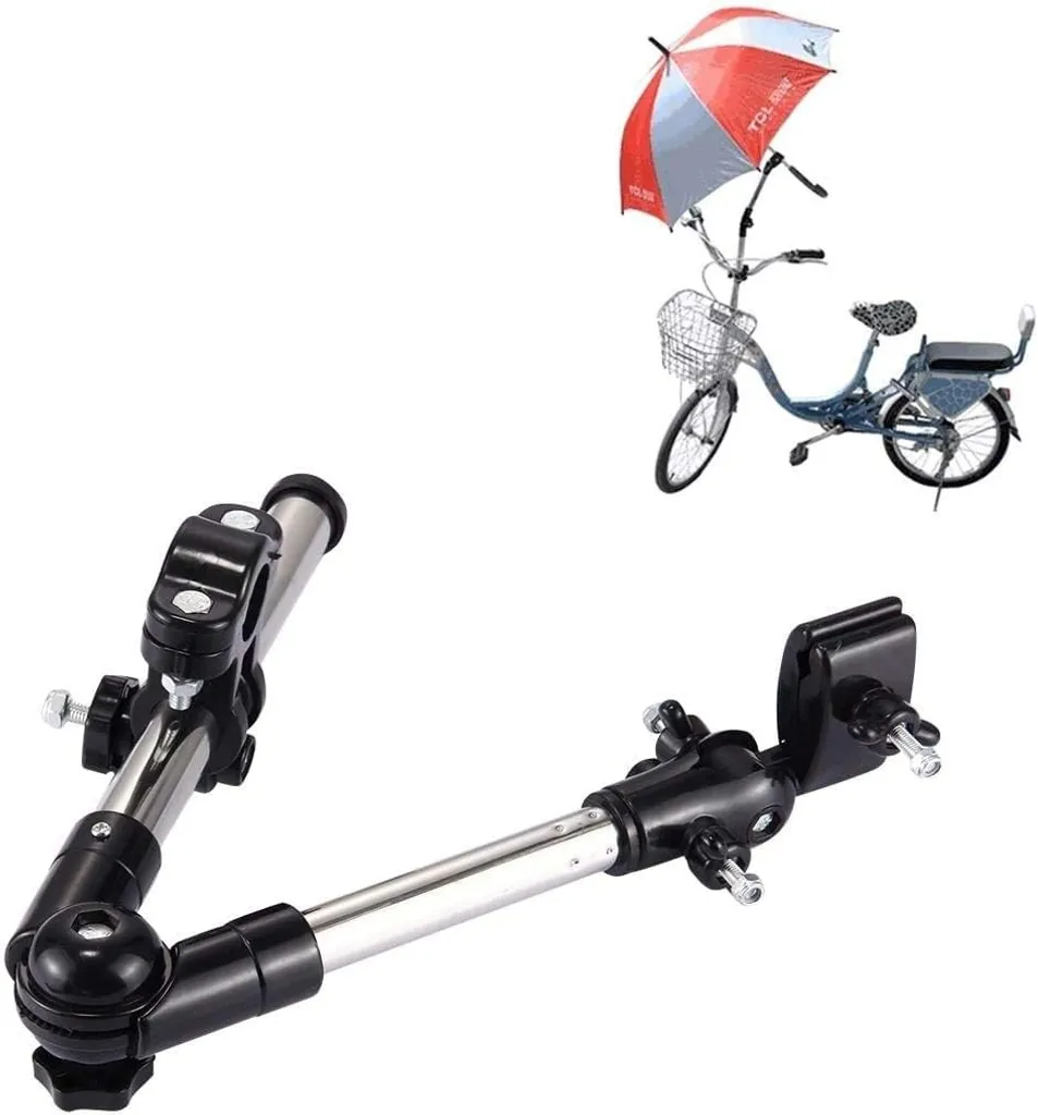 Regenschirm Mount Stnder Outdoor Schirmhalter Für Bike Elektro-fahrrad Rad Für Kinderwagen Stuhl (schwarz)