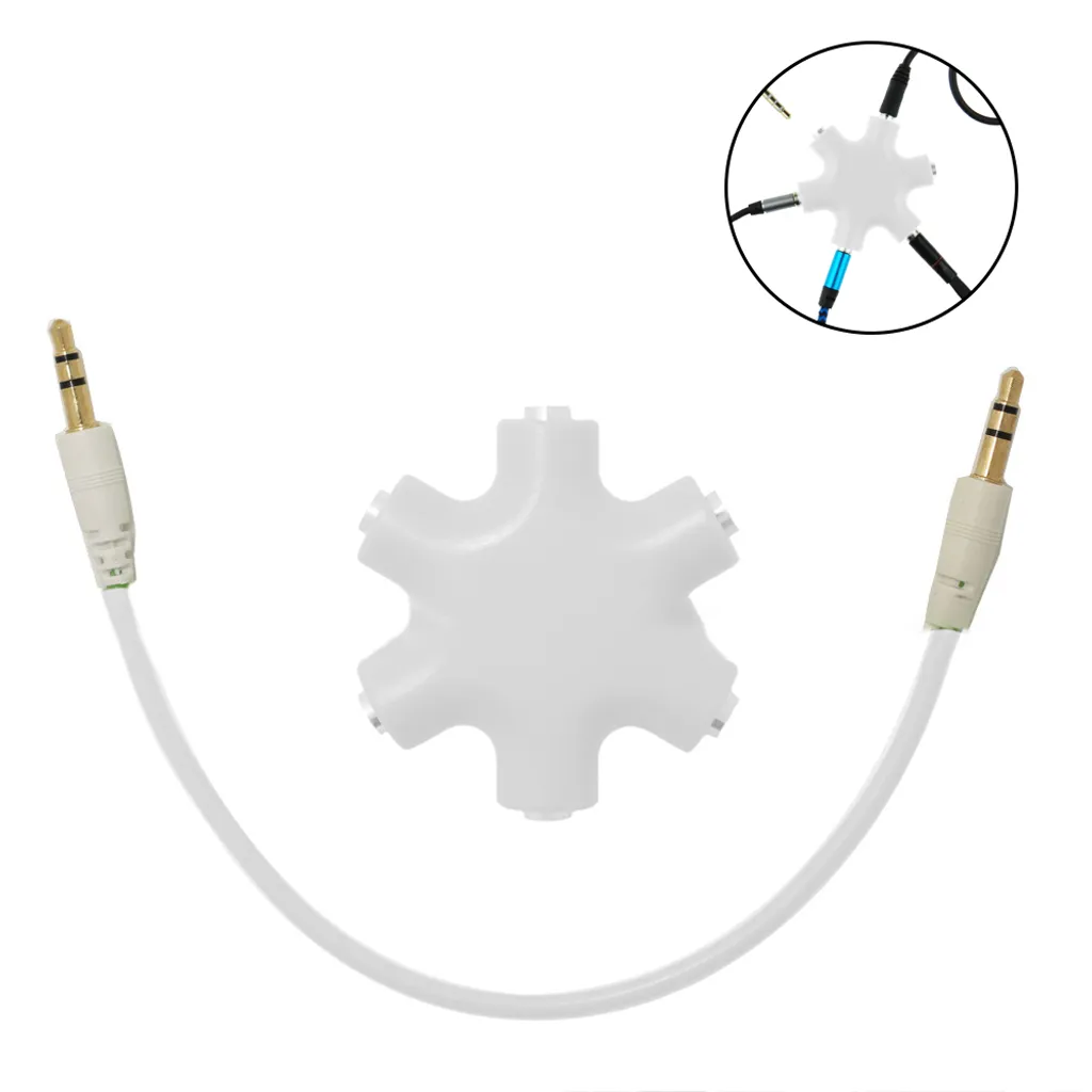 Multi-kopfhörer-audio-splitter-anschluss Multi-kopfhörer-splitter, 3,5-mm-audio-stereo-splitterkabel, Weiblicher Kopfhörer-headset-splitter-adapter Kompatibel Mit Iphone, Ipad, Samsung, Xiaomi......