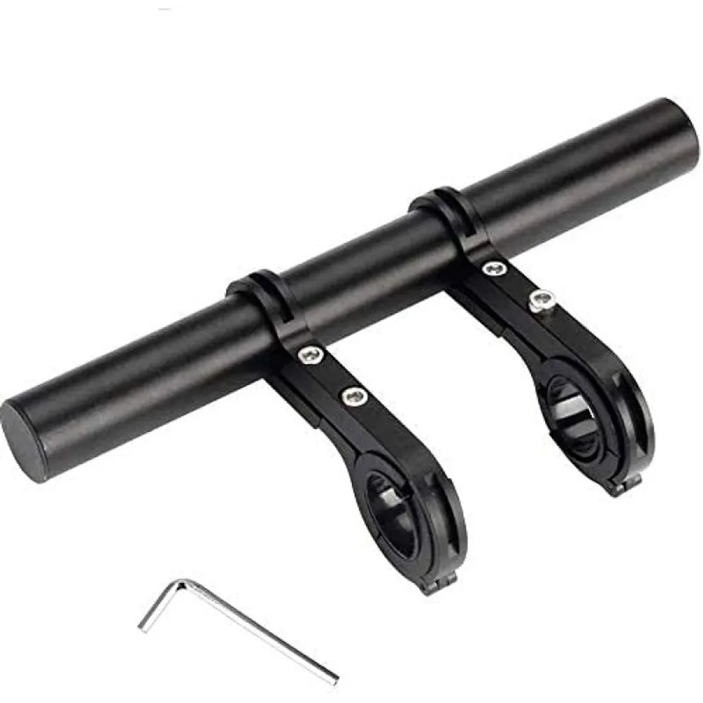 Fahrrad Lenker Extender Halterung Doppel Mountain Fahrrad Lenker Erweiterung Geeignet Für Taschenlampe Smartphones Gps-geräte