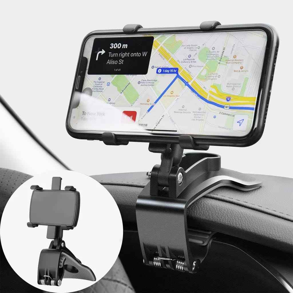 Auto Handyhalter Handyhalterung 360-grad-drehbar - Dashboard Handyhalter Autocliphalterung Car Phone Mount Geeignet Fš¹r 4 Bis 7 Zoll Smartphones