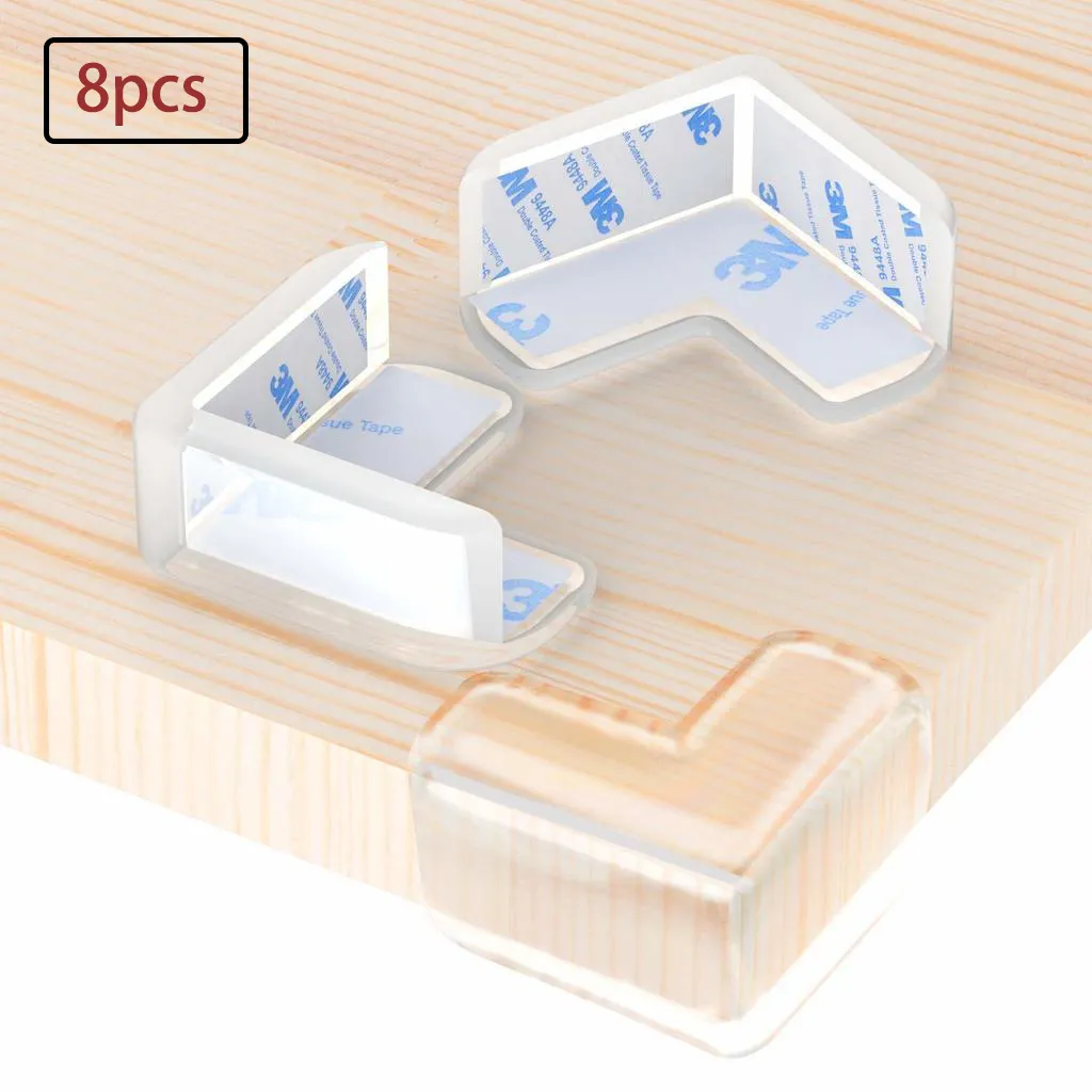 Eckenschutz , Stoschutz Fš¹r Baby Kinder, Transparent Eckenschutz Fš¹r Mbel, Extra Dick Und Weich, Geruchsneutral, Starke Haftung (8 Stš¹ck, L-frmiges)