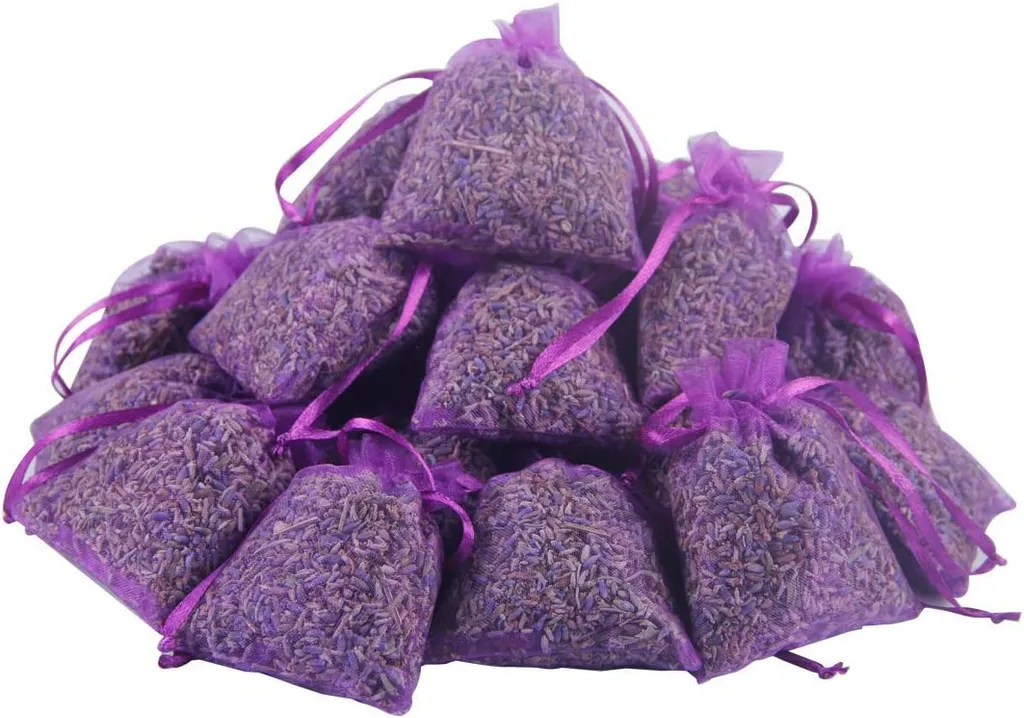 Lavendelblütenknospen-säckchen – 12er-packung, 100 % Natürliche, Getrocknete Lavendelblüten Für Raumduft, Schubladen-lufterfrischer