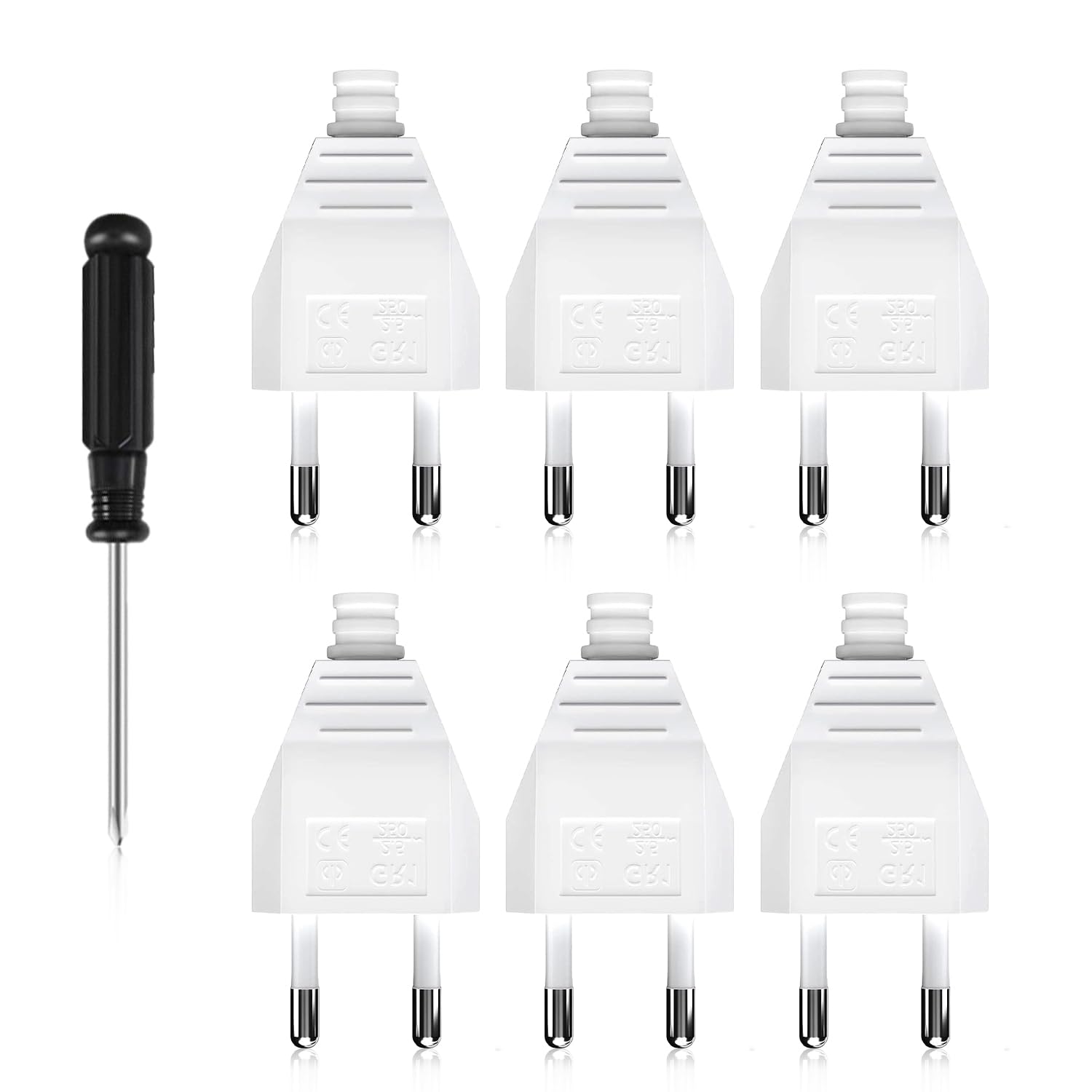 Europäischer Standard-winkelstecker Ip44, 230 V (16 A), Flacher, Geschützter Kontaktstecker Mit Biegsamer Schutzhülle, Langlebig, Für Den Außeneinsatz Geeignet, Kompatibel Mit 8-10 Mm Kabeln.