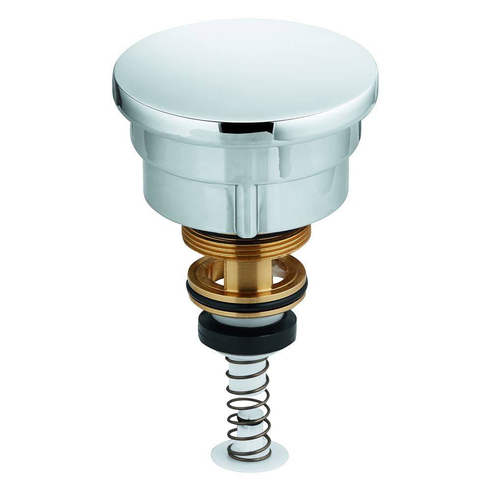 Grohe Umstellung Für Einhand-wannenbatterie, Wand/bodenmontage, Autom. Umst. Wanne/brause, Mit Umstellknopf, Satin Steel