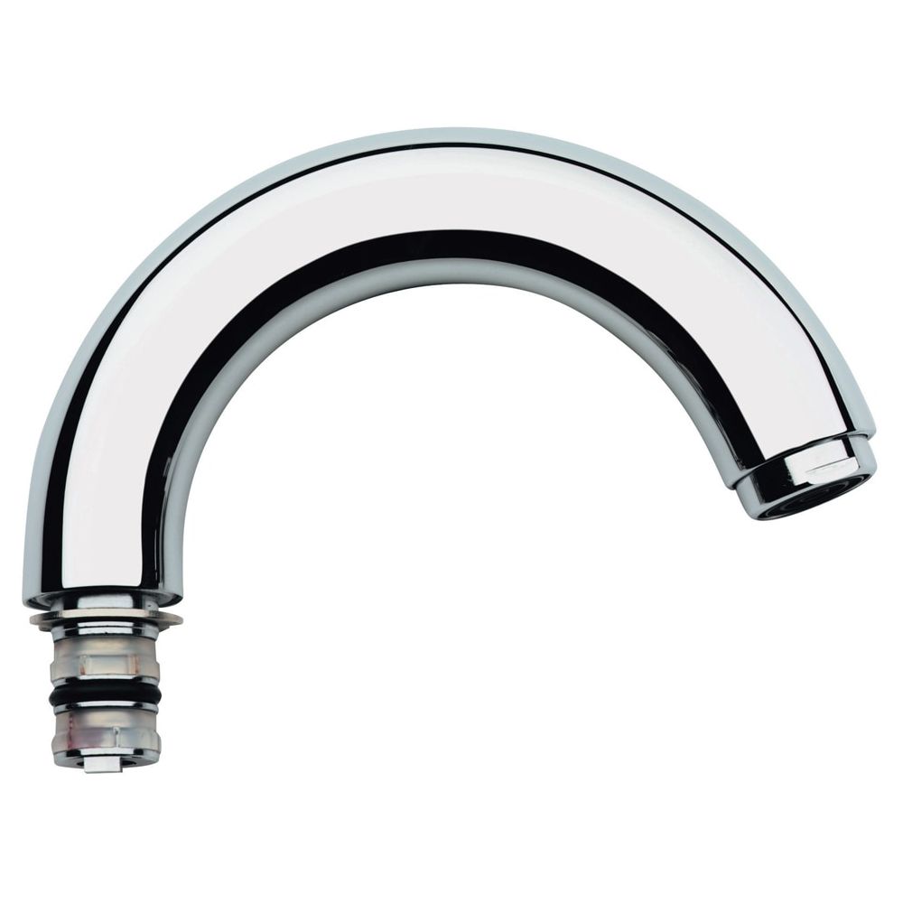 Grohe Gussauslauf Ausladung 120mm, Auslauf Mit Mousseur, Mit Anschlagbegrenzung, Chrom/gold, 13014ig0