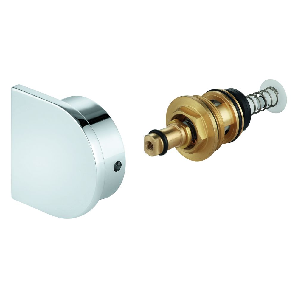 Grohe Umstellung Für Einhand-wannenbatterien Wand- Und Bodenmontage, Mit Umstellknopf, Satin Steel, 48451ms0