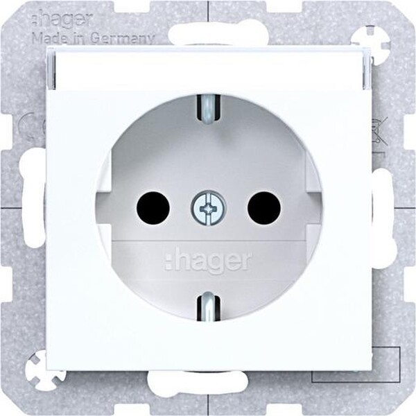 Hager Ssd Mit Erh.ber.schutz Beschr. (was1201wg Berker Ax/)
