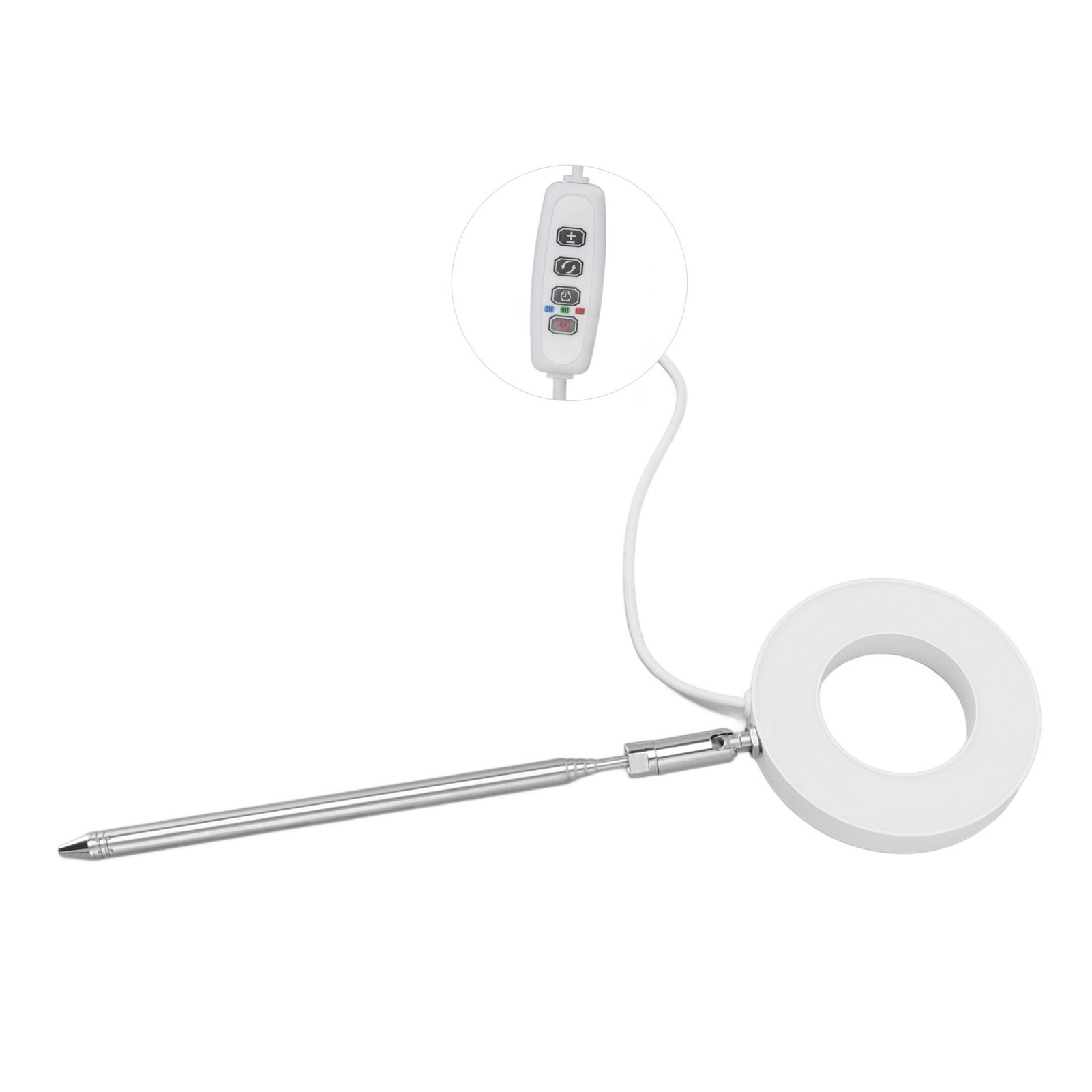 Vollspektrum-led-halo-usb-gartenbaulampe In Engelsringform Für Das Pflanzenwachstum In Innenräumen