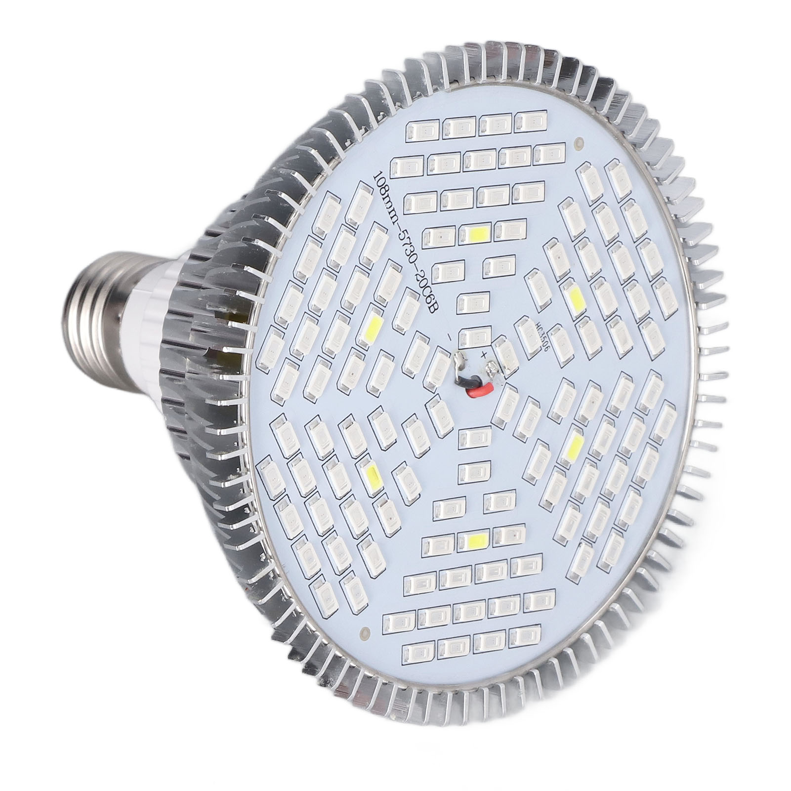 E27 Led-pflanzenlampe, Geringer Energieverbrauch, Vollspektrum Und Geringe Wärmeentwicklung, 85–265 V, 80 W, 120 Leds