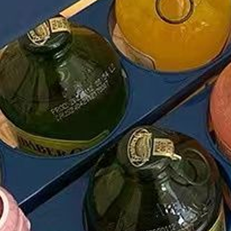 Tragbarer, Faltbarer, Einfarbiger Flaschenhalter Zur Aufbewahrung Von Getränken, Picknickkorb Mit Griff Für Bierflaschen, Blau