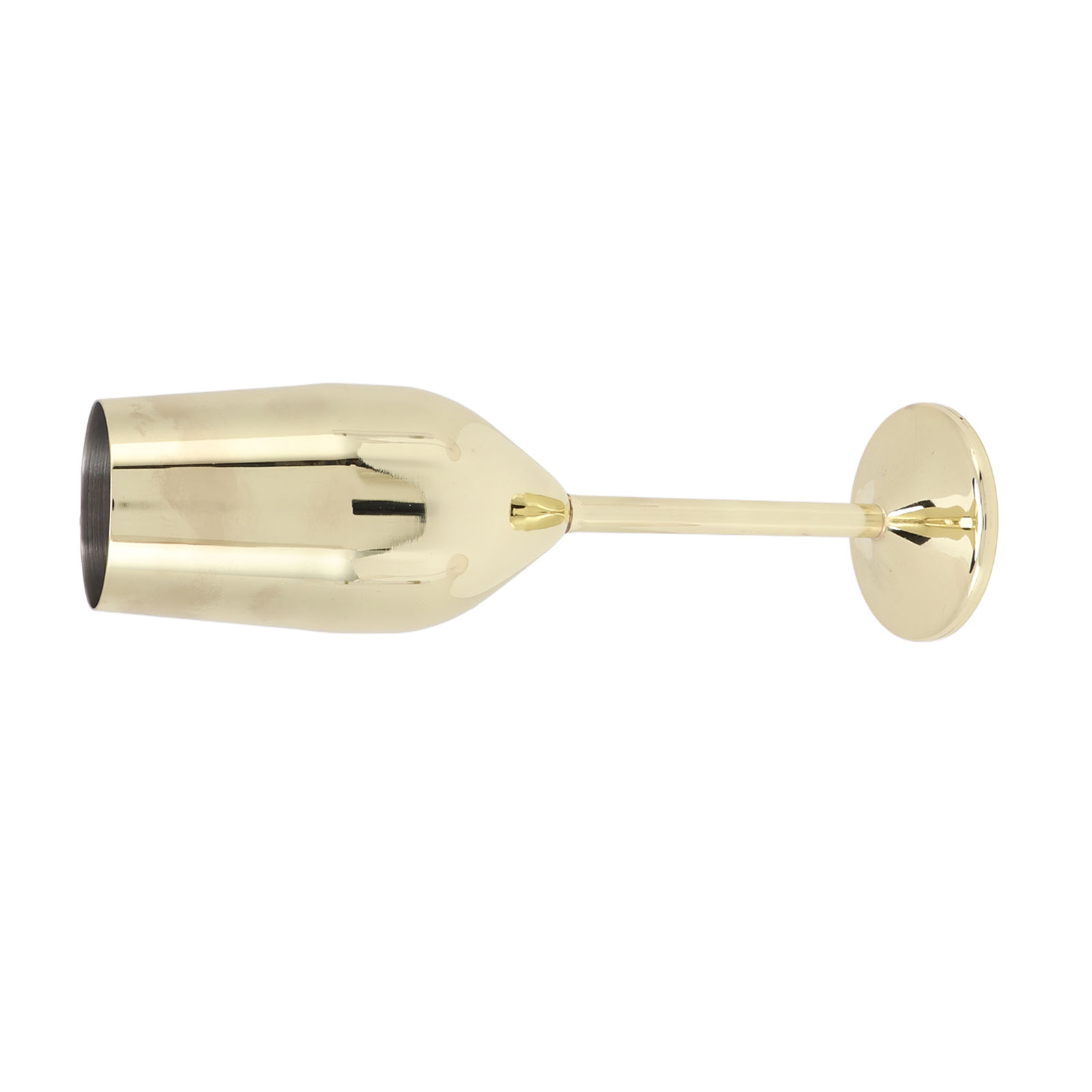 Elegantes Und Edles Weinglas Aus Edelstahl, Ideal Für Dinner Und Empfänge (goldfarben).