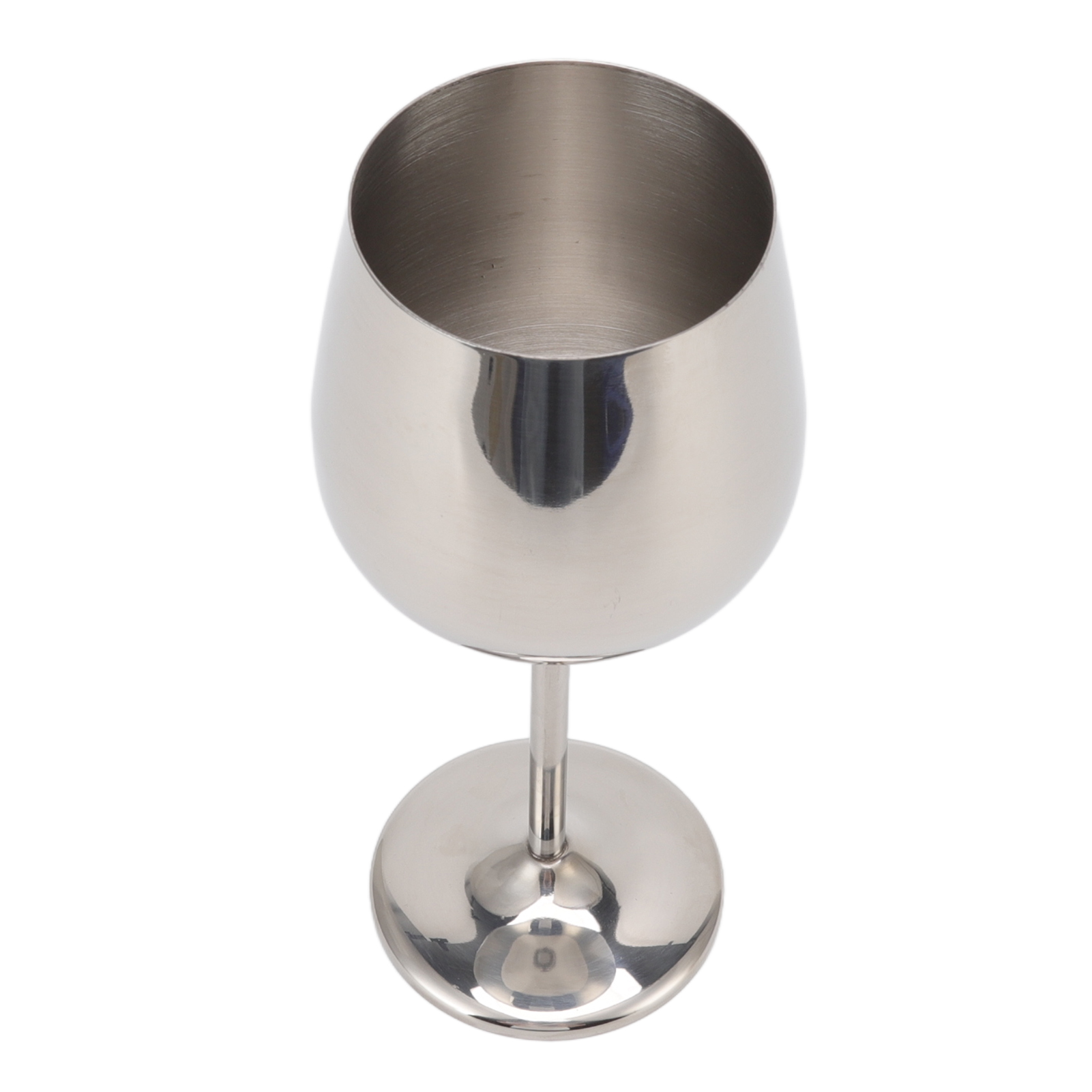 Elegantes Und Äußerst Robustes Weinglas Aus Edelstahl, Ideal Für Partys, Hochzeiten Und Bankette, Silberfarben, 500 Ml