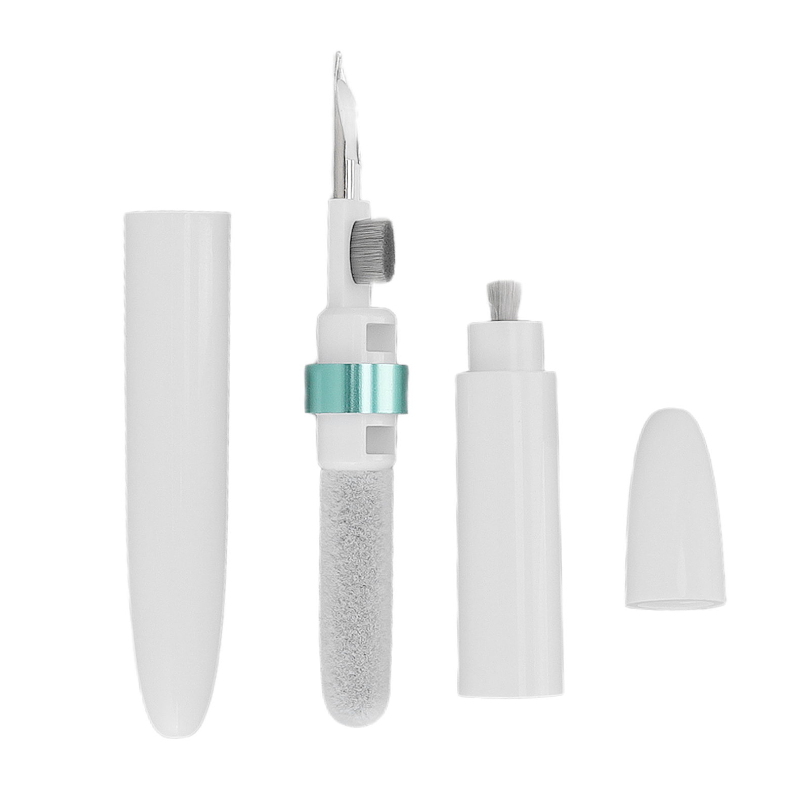 Multifunktionaler Reinigungsstift Für Bluetooth-kopfhörer Mit Weicher Bürste, Kompatibel Mit Kameras Und Mobiltelefonen (grün).