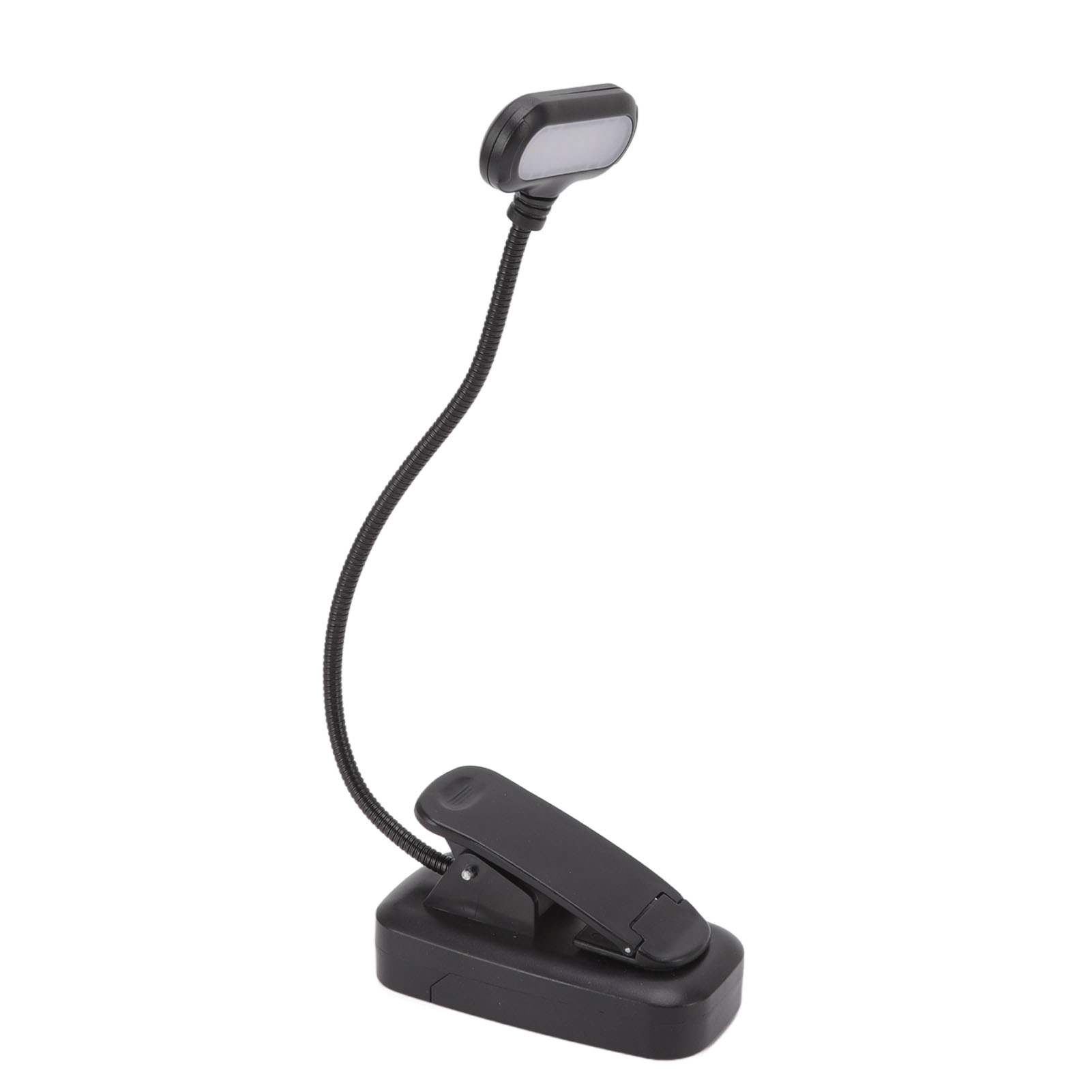 Ansteckbare Led-leselampe Mit Augenschutz, 3 Helligkeitsstufen, Flexiblem Hals, Tragbare Nachttischlampe Für Zuhause Und Unterwegs