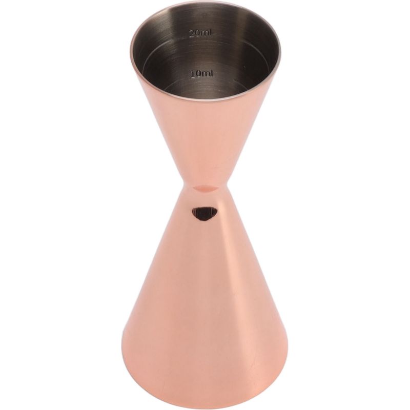 Doppelter Cocktail-jigger Aus Edelstahl, Innovatives Weinmessglas, 1/2-oz-barkeeper-jigger, Kupferplattiert