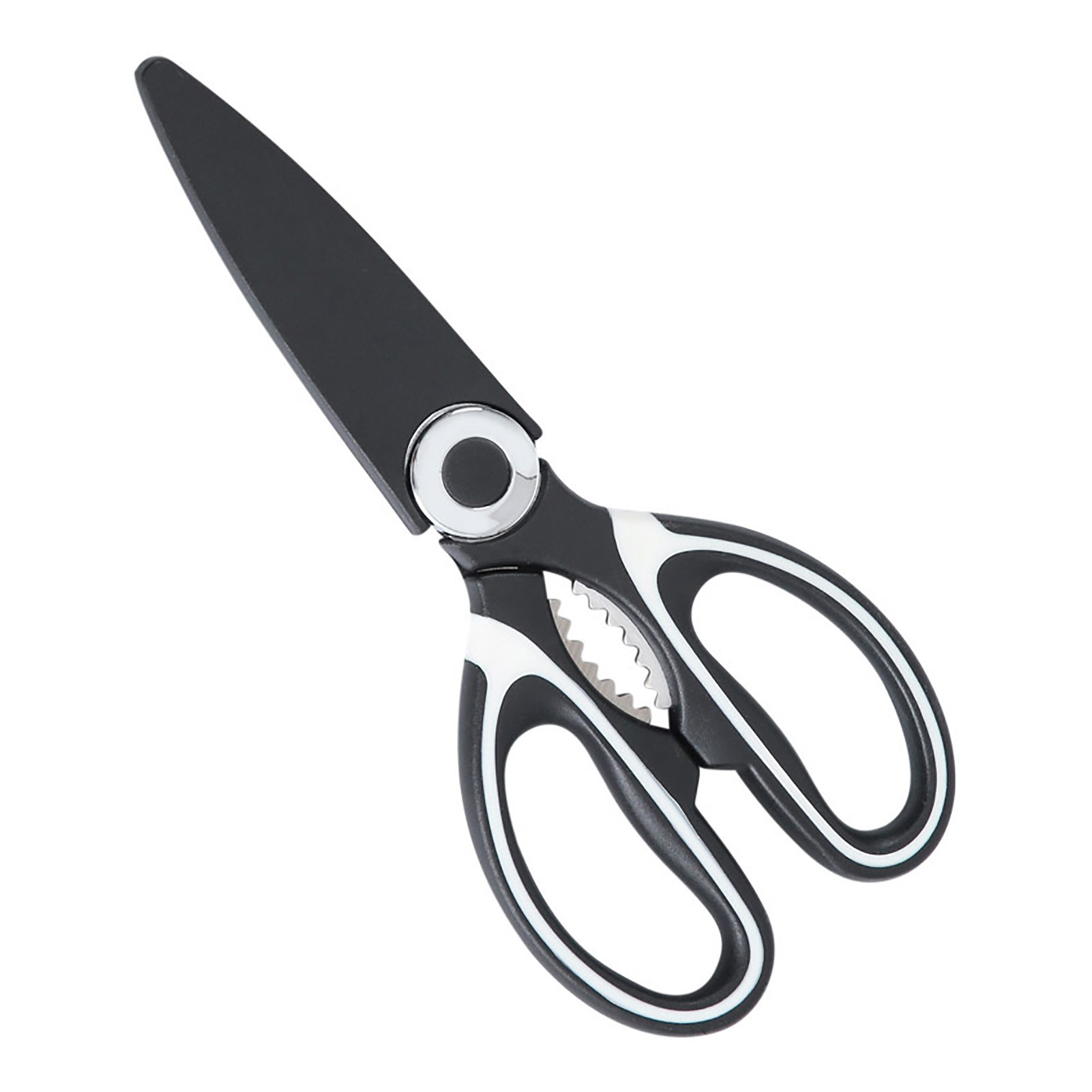 Robuste, Multifunktionale Küchenschere Aus Edelstahl Für Geflügel, Gemüse, Nüsse Und Flaschenverschlüsse