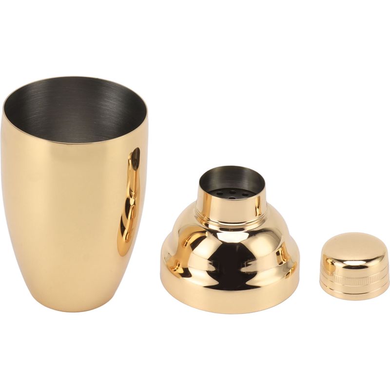 Rostfreier Cocktailshaker Aus Edelstahl, Ideal Für Cocktails, Mixgetränke Und Milchtee (goldfarben).