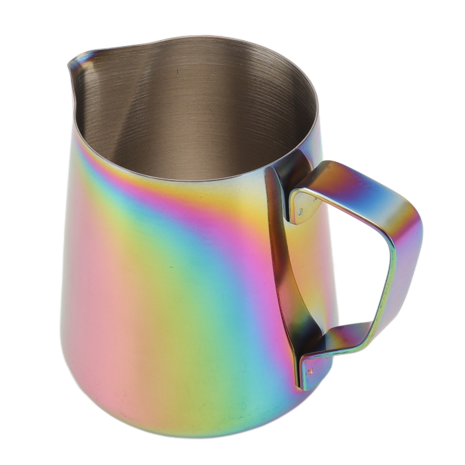 Milchkännchen Aus Edelstahl Zum Aufschäumen Von Milch Und Kaffee, Ideal Für Teestuben Und Cafés (550 Ml), Erhältlich In Sieben Farben.
