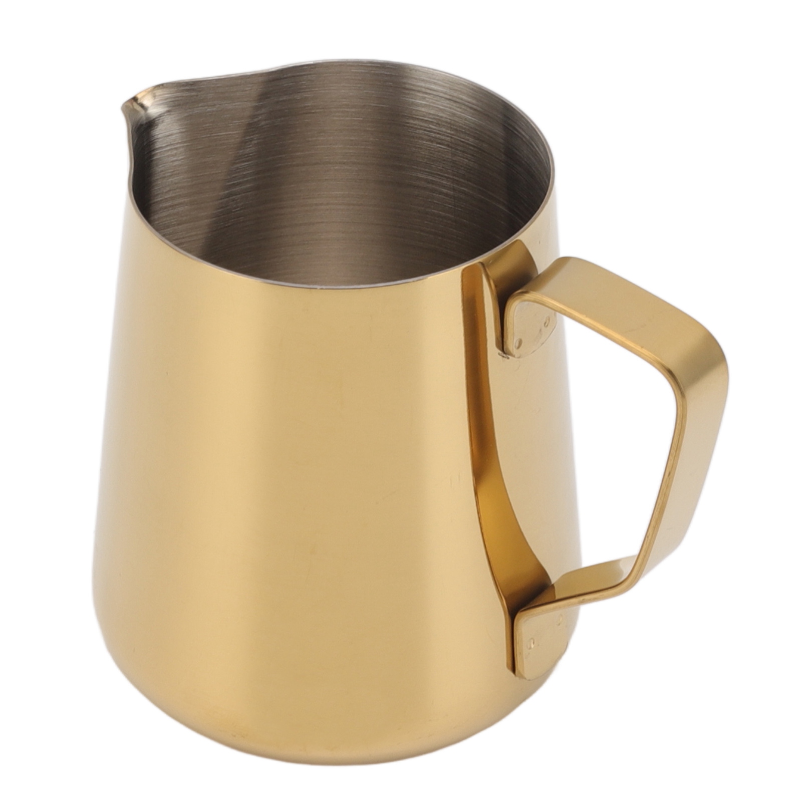 550 Ml Milchkännchen Aus Edelstahl, Goldfarben, Ideal Für Teestuben Und Cafés.
