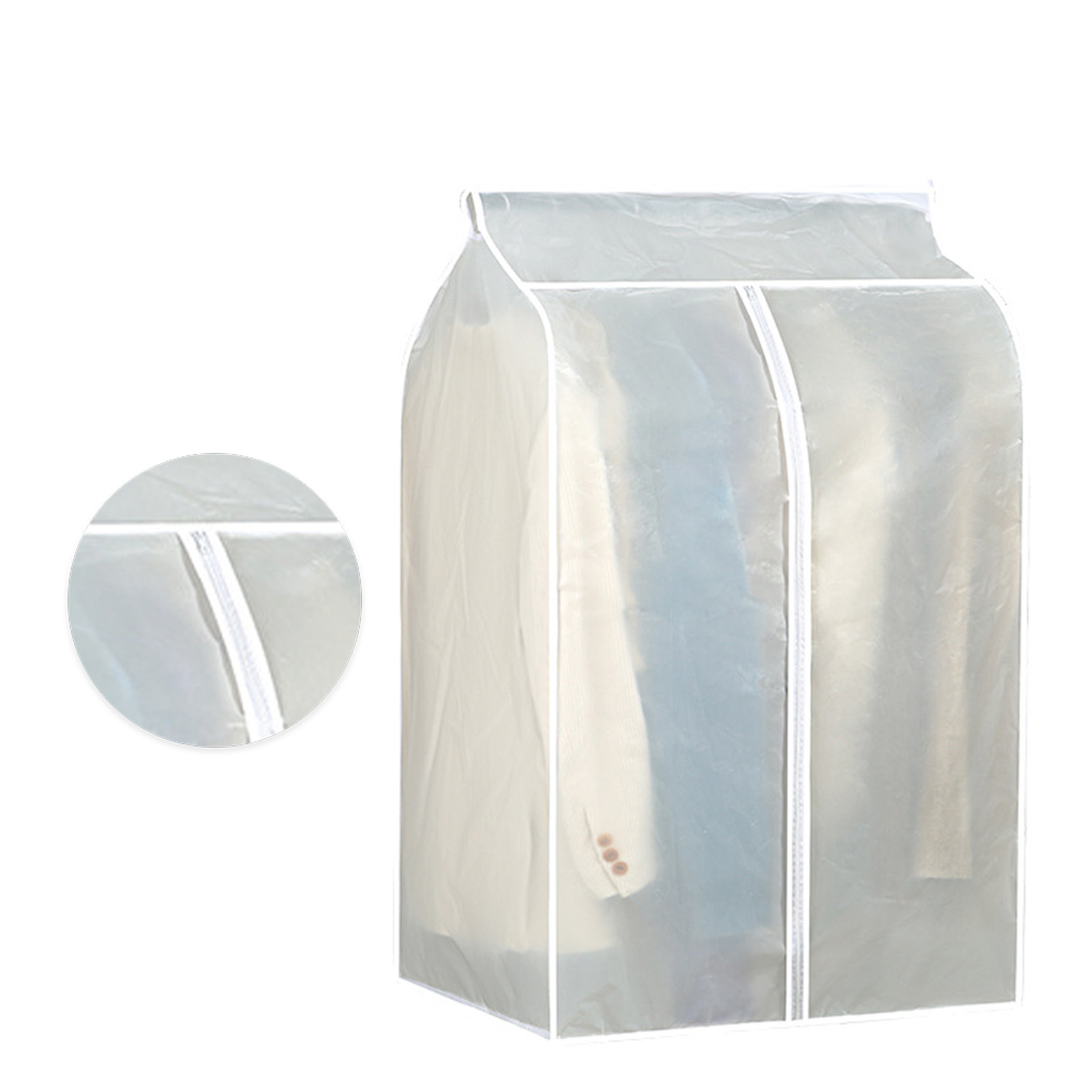 Extra Große, Transparente Schutzhülle Mit 3d-reißverschluss Für Kleidung, Wasser- Und Staubdicht, Ideal Zur Aufbewahrung Von Anzügen Und Mänteln (120 X 100 X 50 Cm).