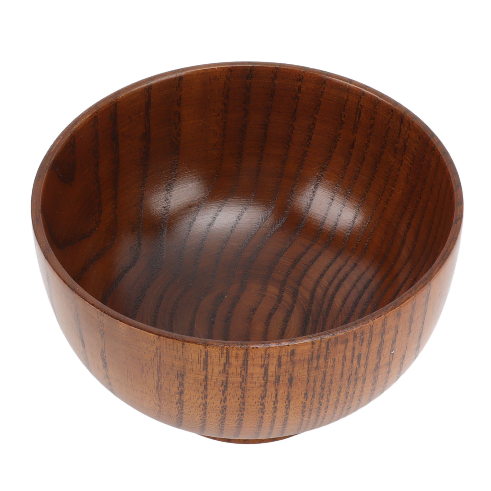 Handgefertigte Holzschale Im Japanischen Stil, Ideal Zum Servieren Von Nudeln, Reis, Suppen Und Salaten.