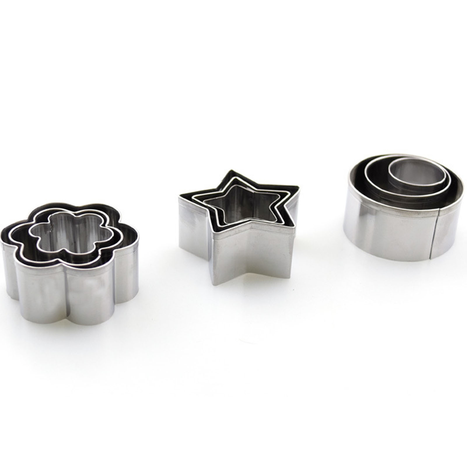 Set Mit 24 Lebensmittelechten, Bpa-freien Ausstechformen Aus Edelstahl Für Kekse, Schokoladenkuchen Und Andere Leckereien.