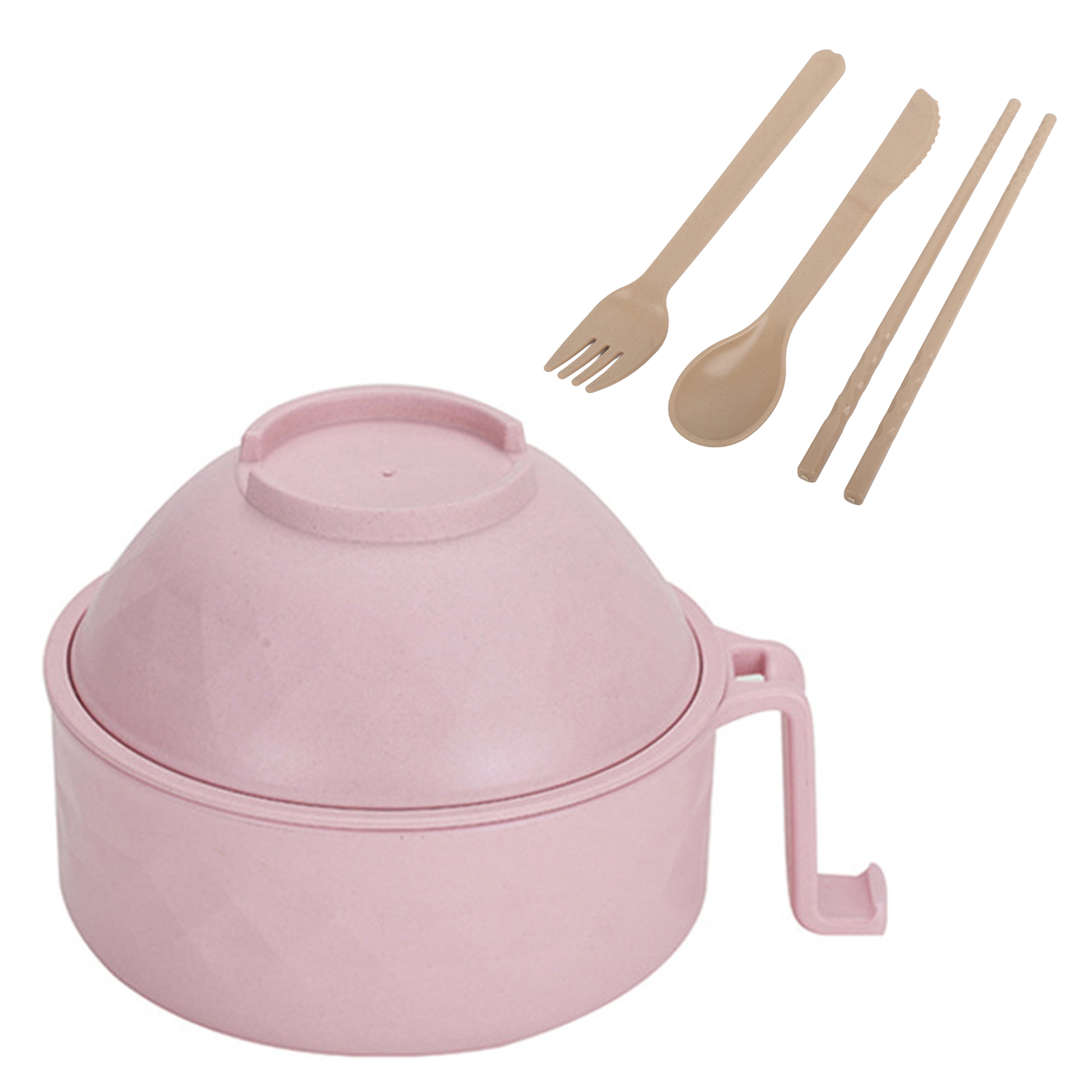 Studenten-nudelschüssel-set, Ramen-schüsseln Aus Bambusfasern Mit Abtropfschale, Ramen-kochschüsseln, Esszimmergeschirr-set