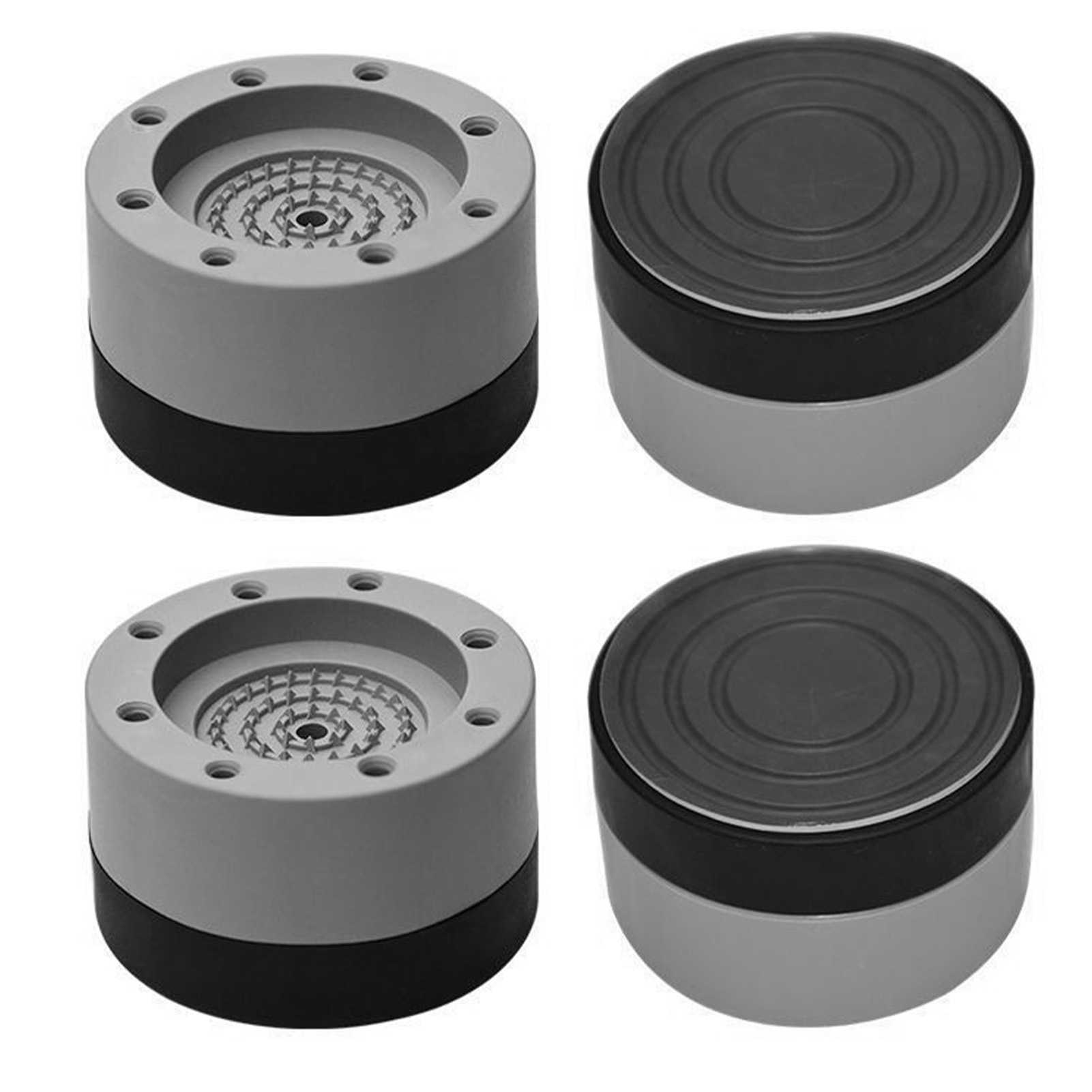 Set Mit 4 Antivibrations- Und Rutschfesten Pads Für Waschmaschinen Und Trockner, Erhöhungen Für Kühlschrankfüße.