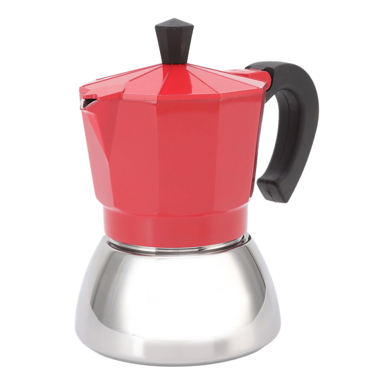 Italienische Moka-kaffeemaschine, 120 Ml, Hochdruckbrühung, Für 3 Personen