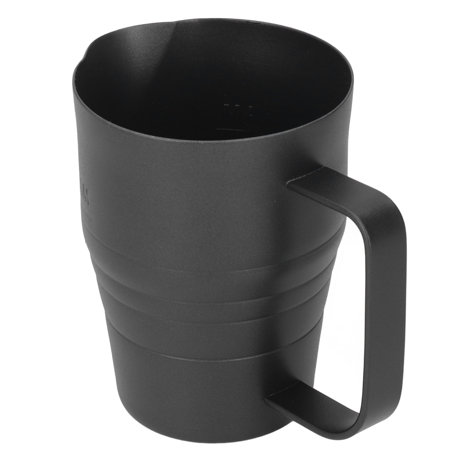 Schwarzer Milchaufschäumkännchen, 900 Ml Fassungsvermögen, Lebensmittelechter Edelstahl 304, Adlerförmiger Ausguss, Zum Andicken Von Milch Und Aufschäumen Von Kaffee.