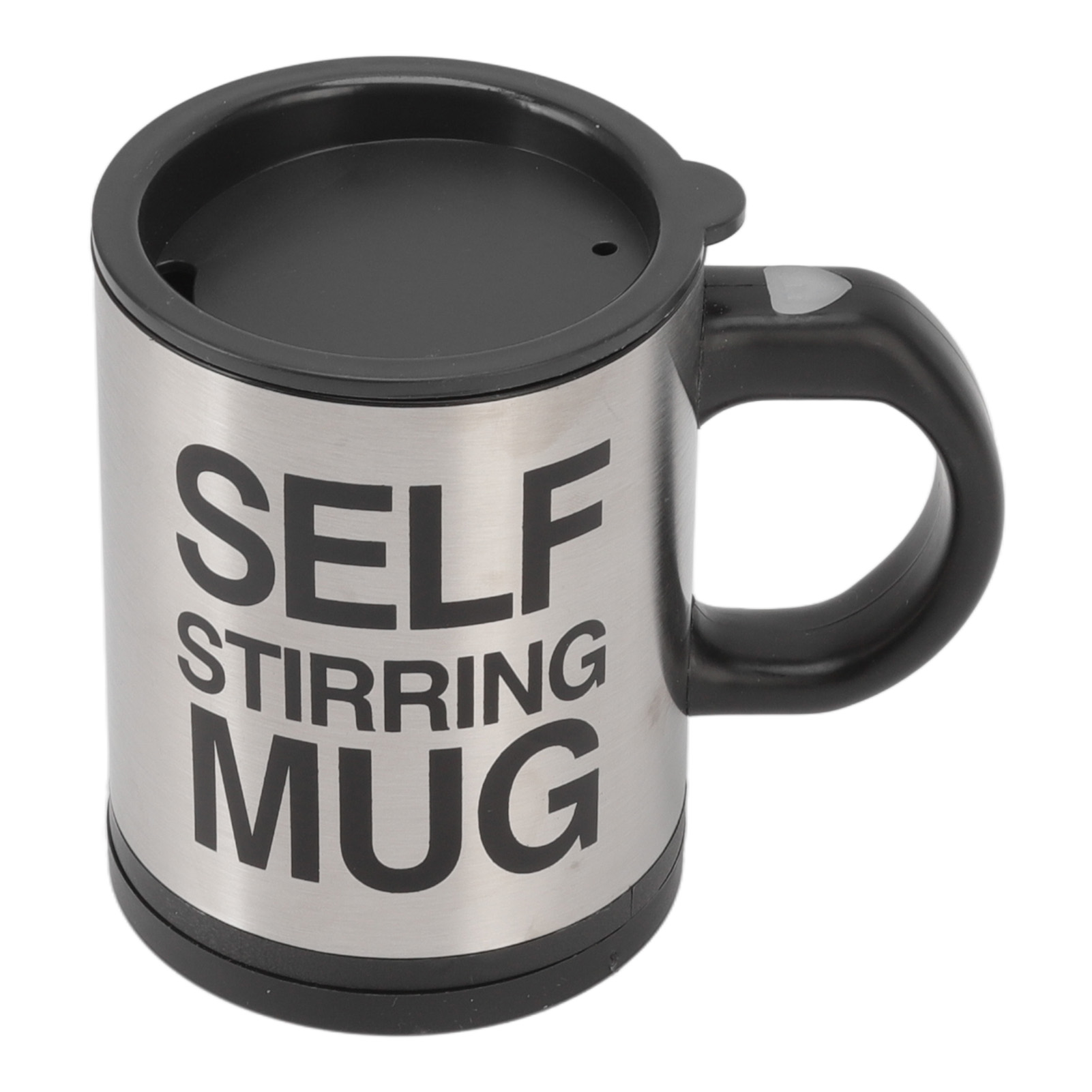 400 Ml Elektrischer Selbstumrührbecher, Automatischer Kaffeemixer, Schwarz