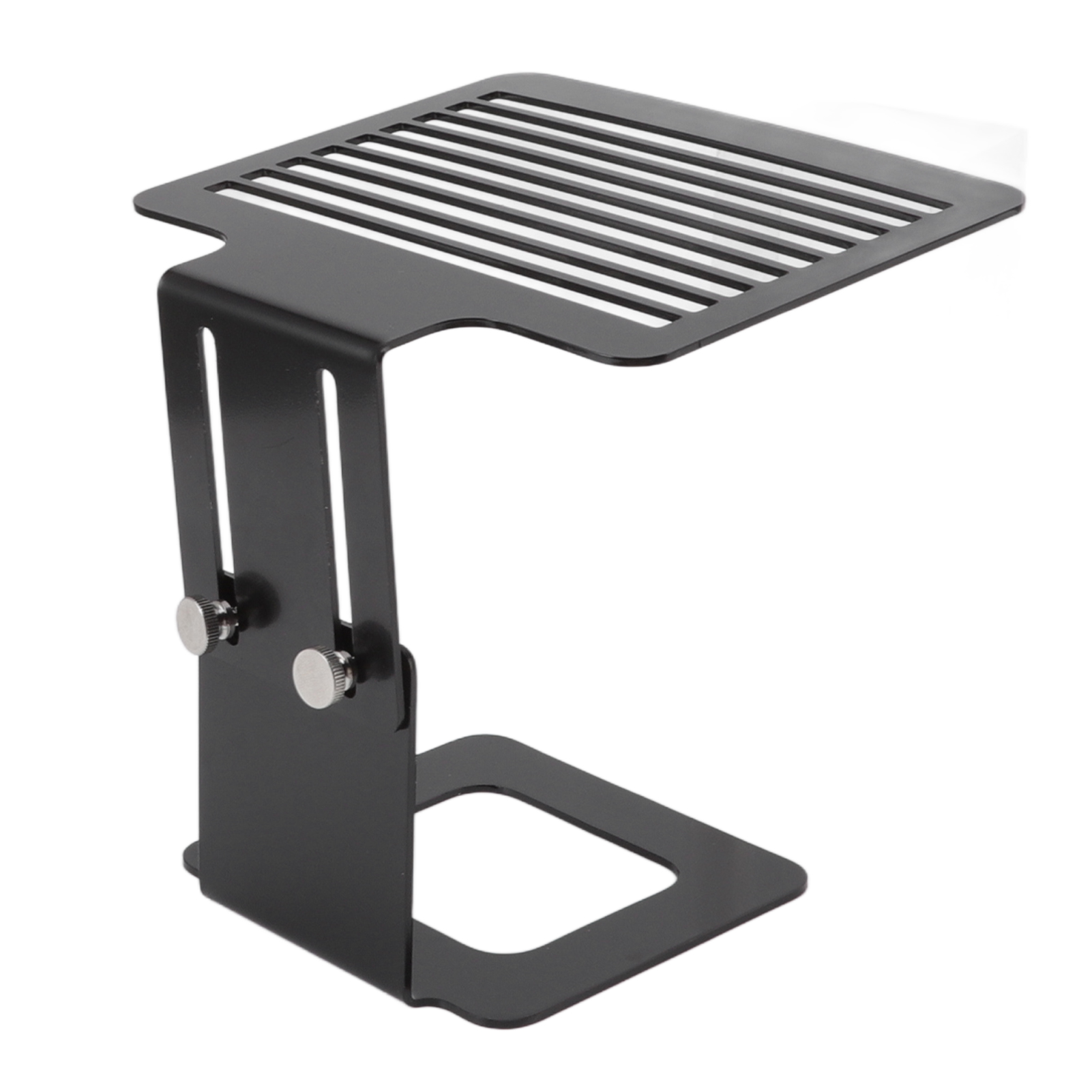 Waagenständer Aus Edelstahl Für Kaffeemaschinen, Höhenverstellbar, Robust, Schwarz