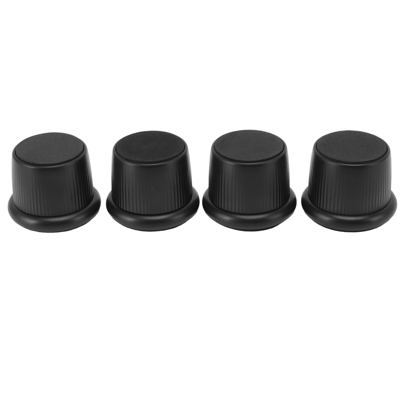 Set Mit 4 Höhenverstellbaren, Verschleißfesten Und Rutschfesten Möbelfüßen Für Kaffeemaschine Oder Sofa (schwarz).