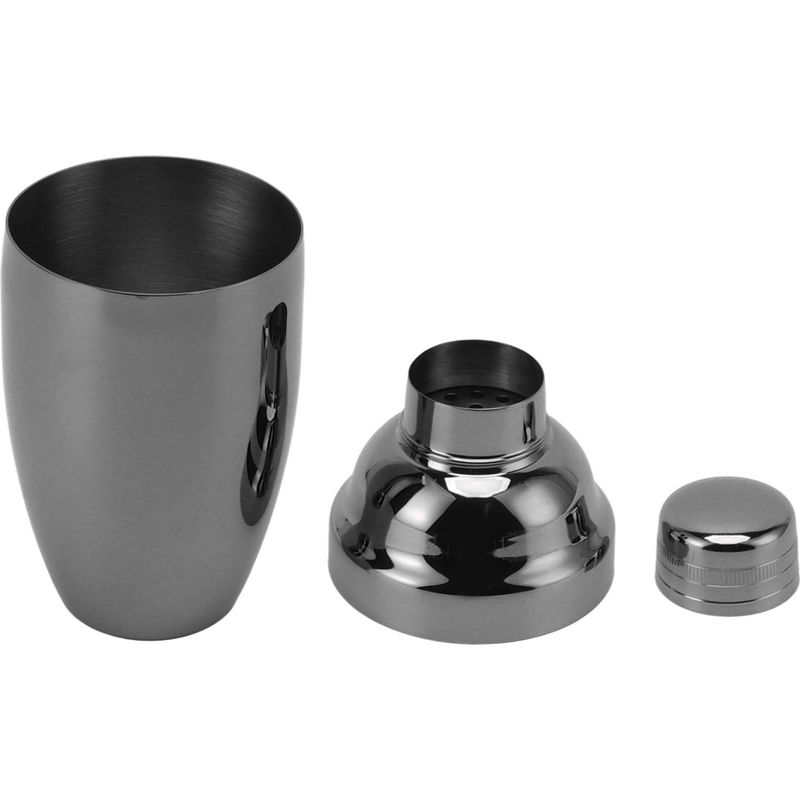 Rostfreier Cocktailshaker Aus Edelstahl, Zum Kochen, Für Mixgetränke, Milchtee Und Andere Teesorten. Schwarz.