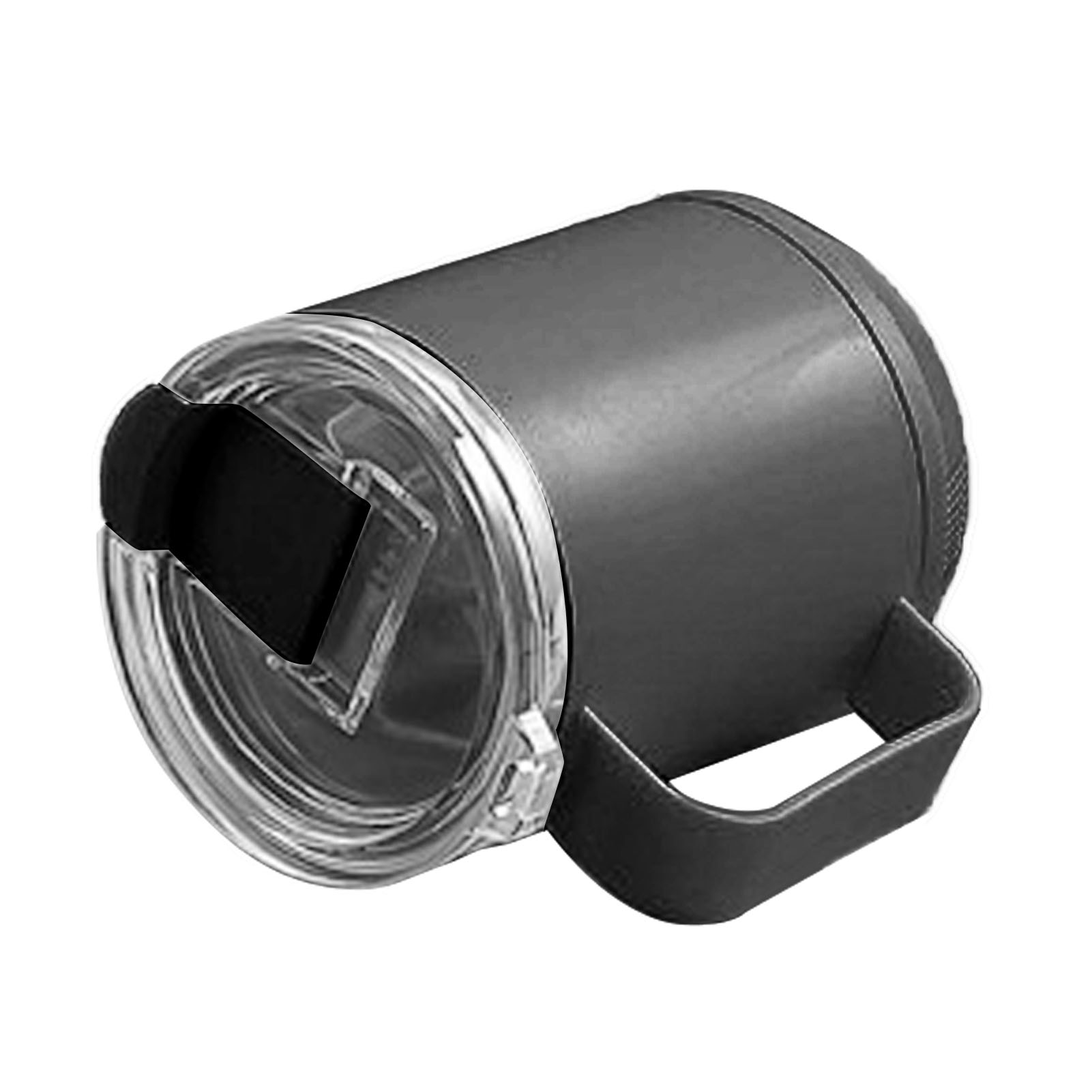 Kaffeebecher (460 Ml), Innenseite Aus Edelstahl 304, Auslaufsicher, Stilvoll Und Tragbar, Ideal Für Outdoor-aktivitäten, Schwarz.