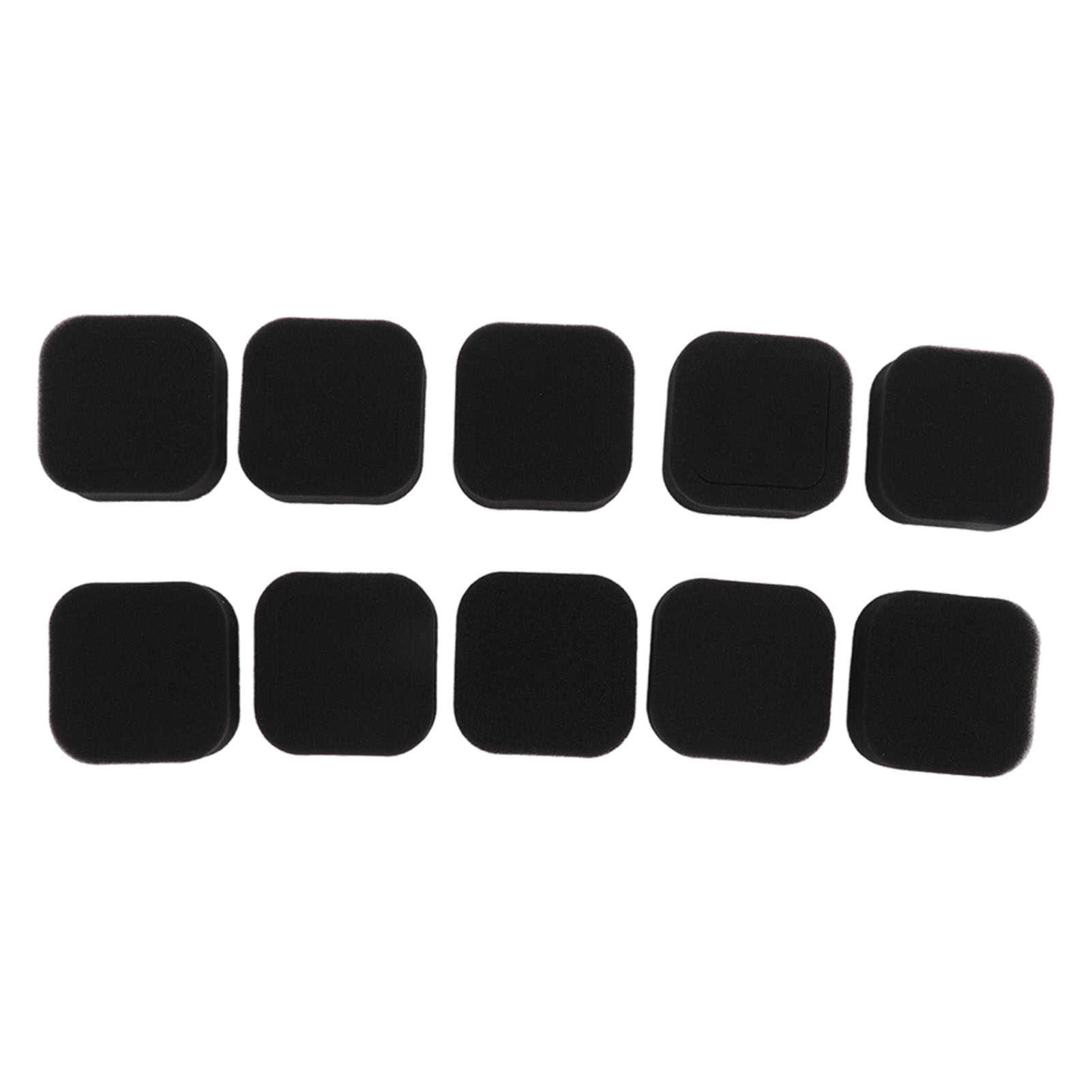 Packung Mit 10 Ersatzluftfiltern Für Th23d Para 11010 2530 Freischneider (schwarz)
