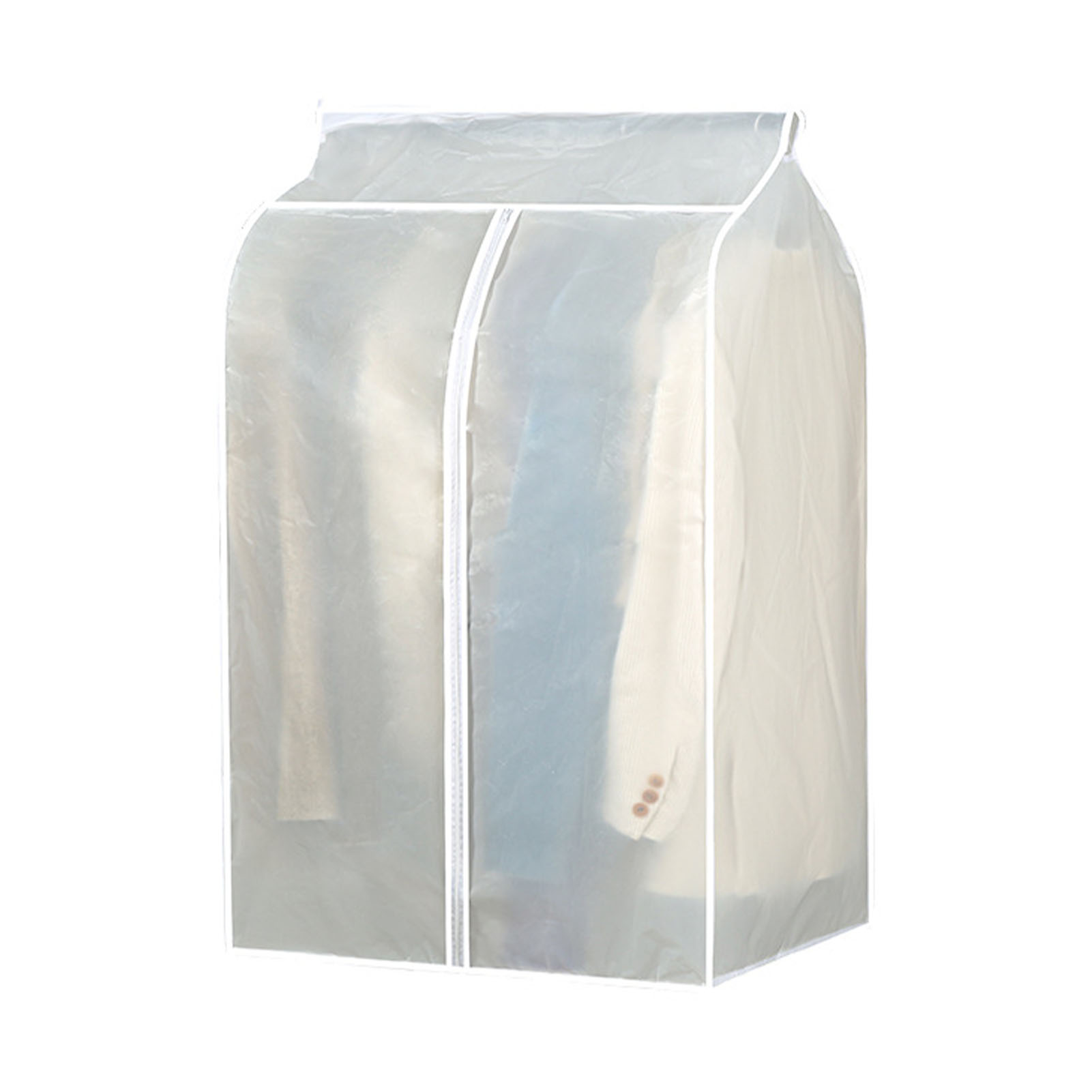 Transparenter Und Dehnbarer, Waschbarer Kleidersack Zum Aufbewahren Von Mänteln Und Anzügen (50 X 60 X 90 Cm).