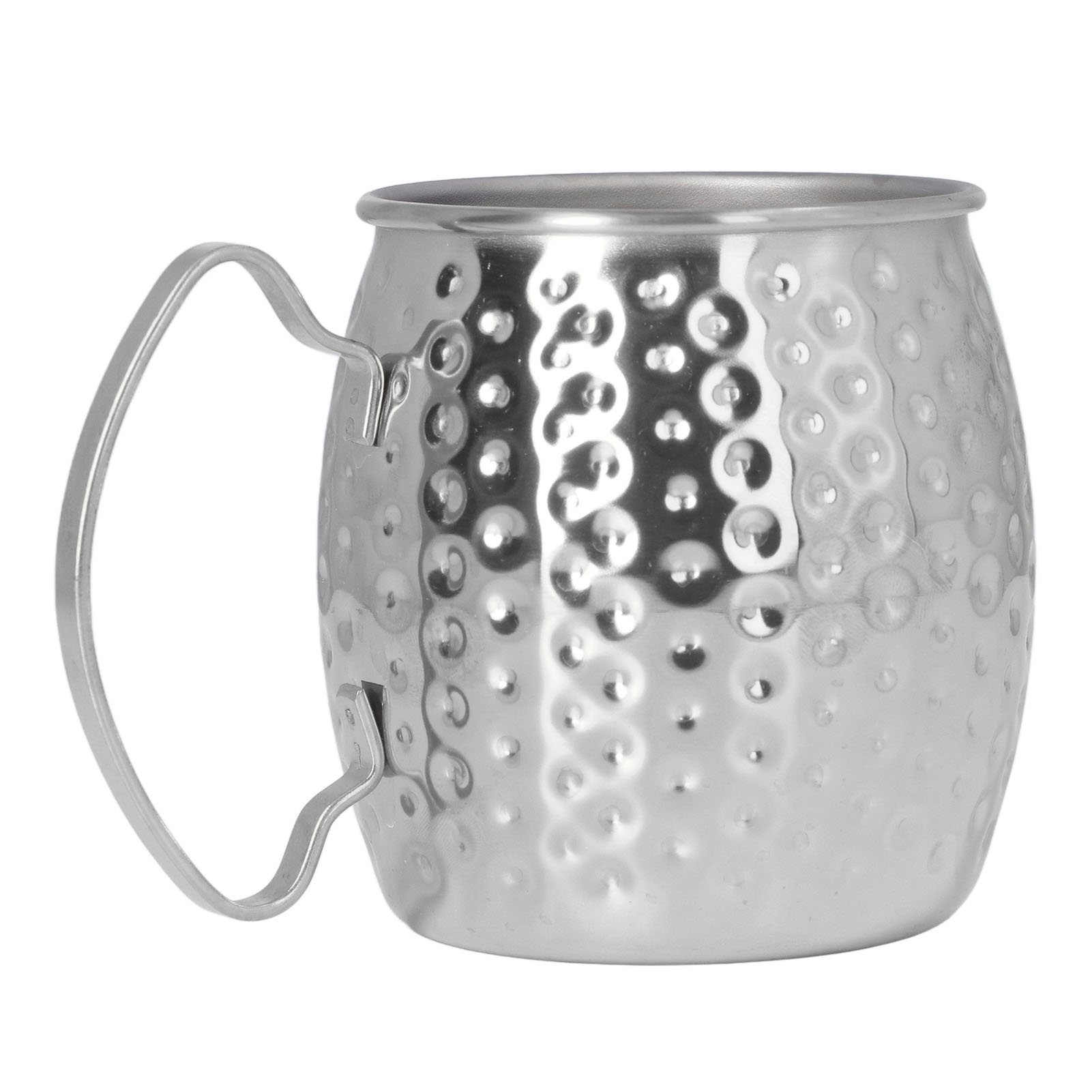 Großer Moscow Mule Becher Aus Edelstahl 304 Mit Großem Fassungsvermögen (500 Ml), Silberfarben, Ideal Für Bars, Hotels Und Restaurants.