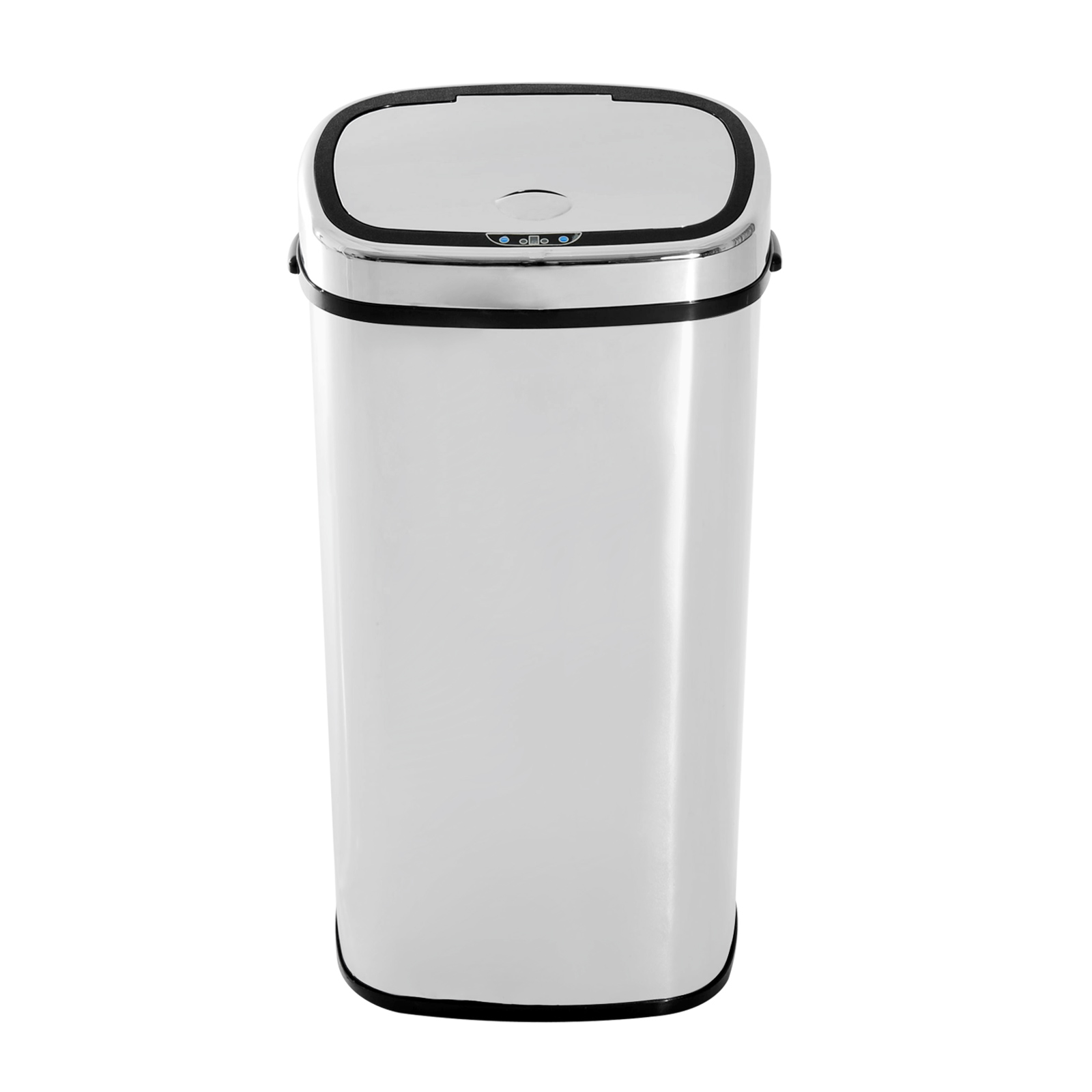 Automatischer, Bewegungsaktivierter Abfalleimer Mit 68 Litern Fassungsvermögen, Wasserdicht, Aus Silberfarbenem Edelstahl, Ideal Für Büro, Schlafzimmer Oder Küche.