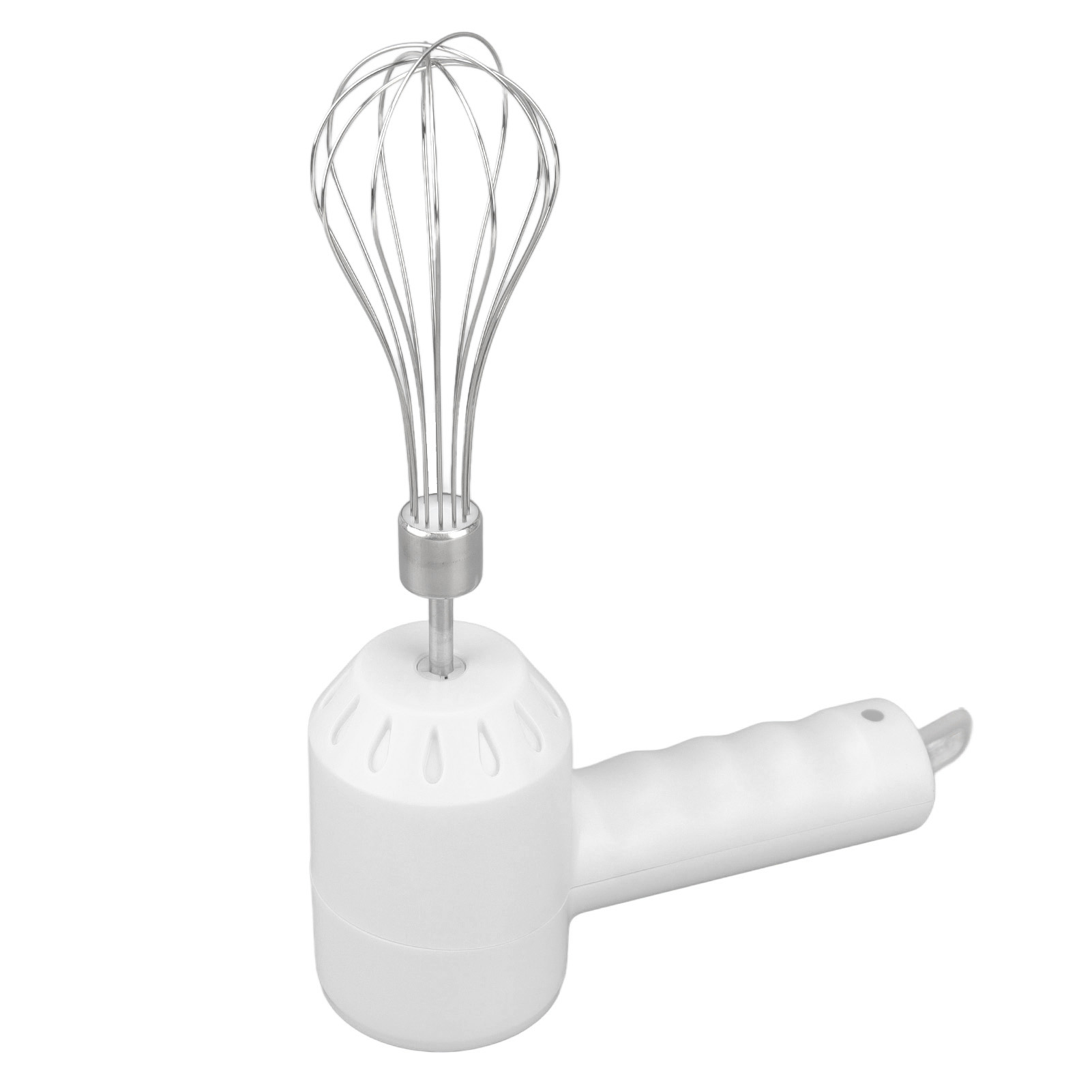 Usb-wiederaufladbarer, Kabelloser Elektrischer Handmixer, Tragbarer Elektrischer Milchaufschäumer Mit 2 Rührstäben Für Den Heimgebrauch (weiß)