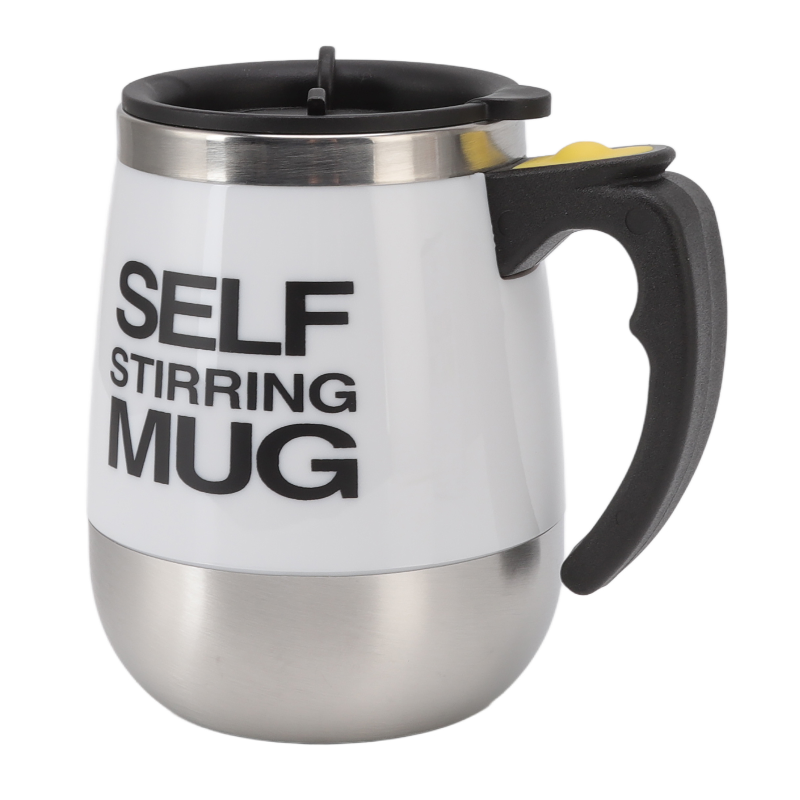 Automatischer Mixbecher (400 Ml), Innenauskleidung Aus Edelstahl, Batteriebetrieben, Ideal Für Reisen Und Büro (weiß).
