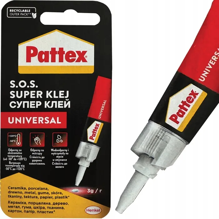 Klebstoff Henkel Super Pattex Sos Wasserdicht Schnell Trocknend