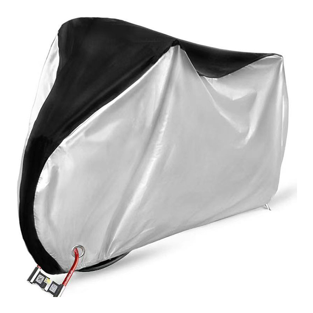 Dicke Fahrradabdeckung (180 X 60 X 90 Cm, Silber), Wasserdichte Outdoor-fahrradabdeckung Mit Uv- Und Staubschutz.