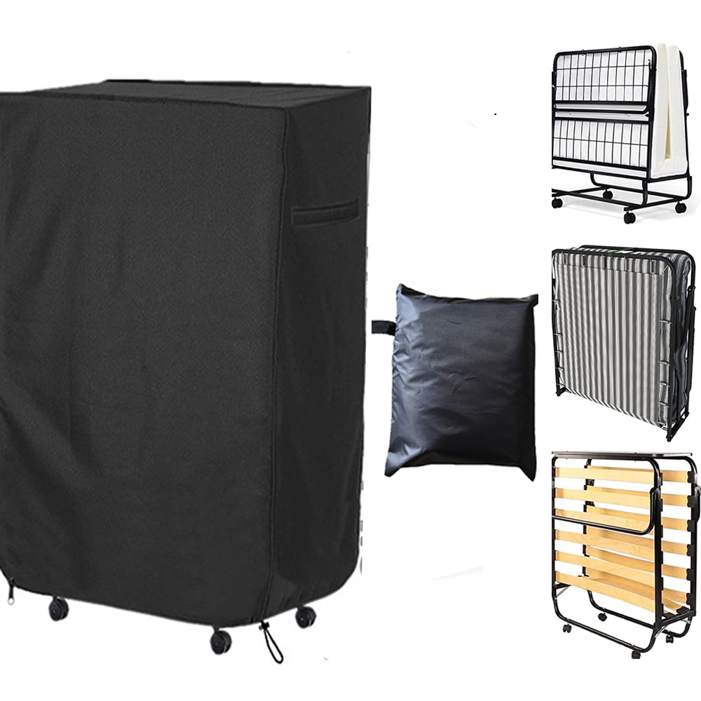 Faltbare Bettabdeckung (84 X 33 X 107 Cm), Schutzhülle Für Möbel, Tragbare Faltbettabdeckung, Faltbare Und Staubdichte Aufbewahrungshülle