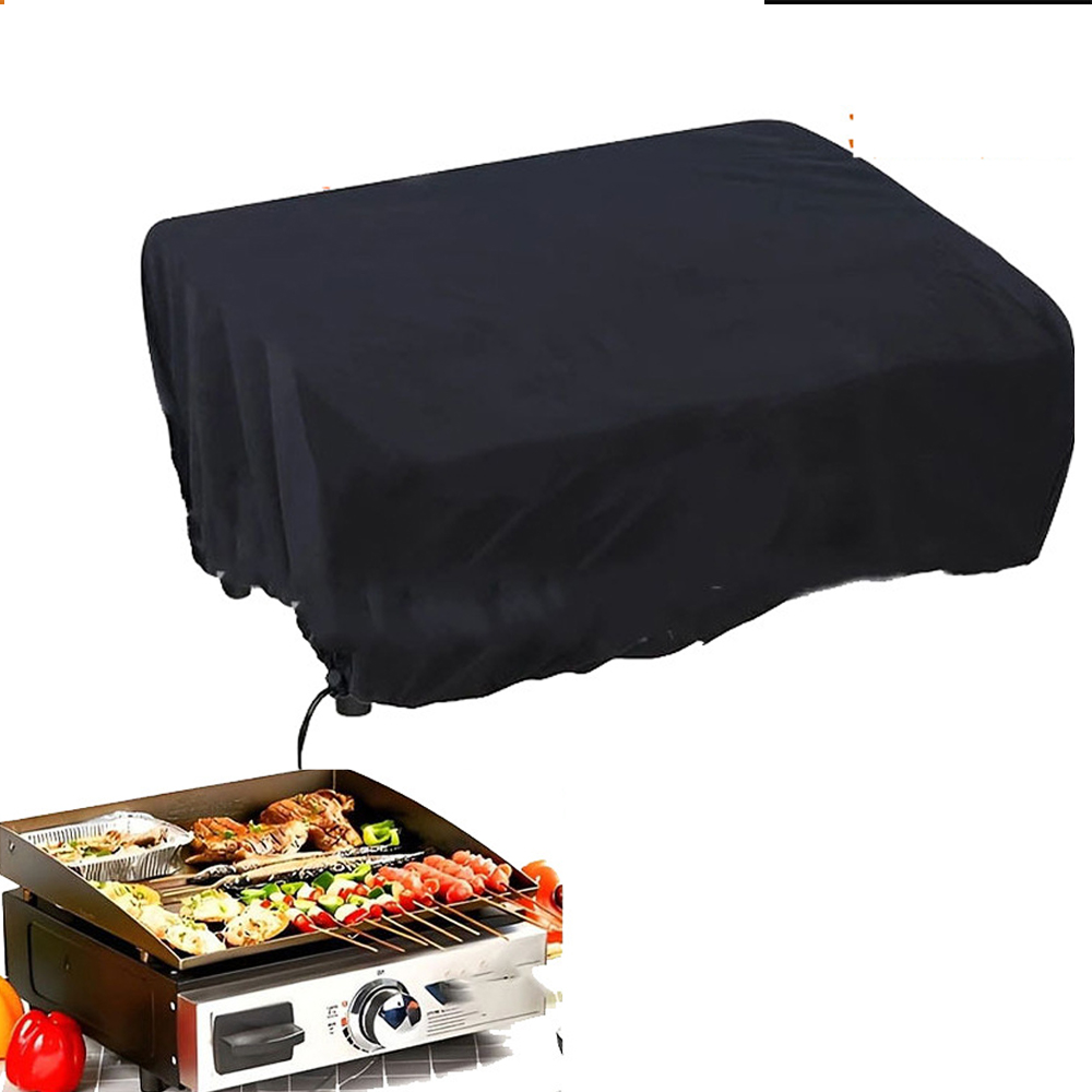 Schutzabdeckung Für Gasherde, Maße 57 X 48 X 23 Cm, Einfach Zu Montieren, Wasser- Und Staubdicht, Uv-beständig, Schwarz, Universelle Abdeckung