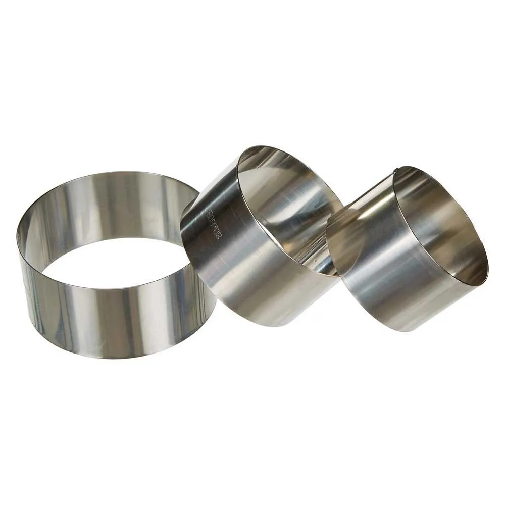 Ibili Set Von Springformen Aus Edelstahl