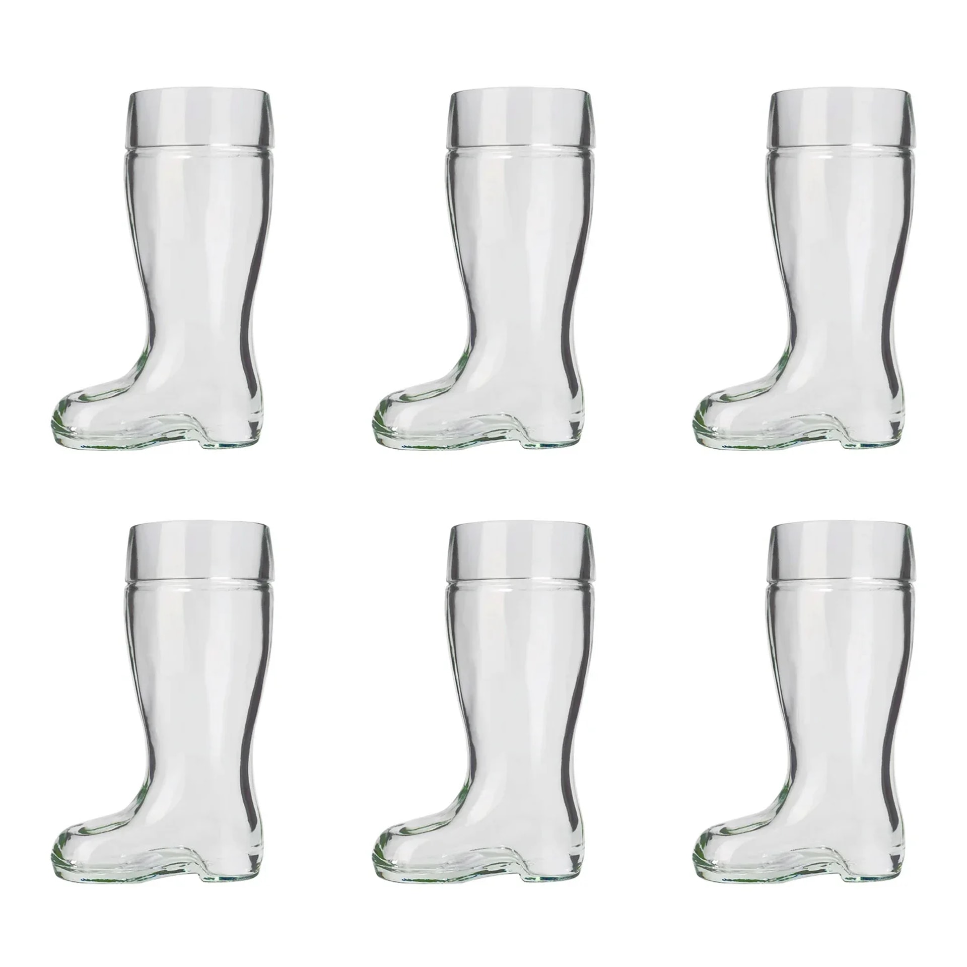 Biergläser, Bierstiefel 6er Set - 0,5 Liter