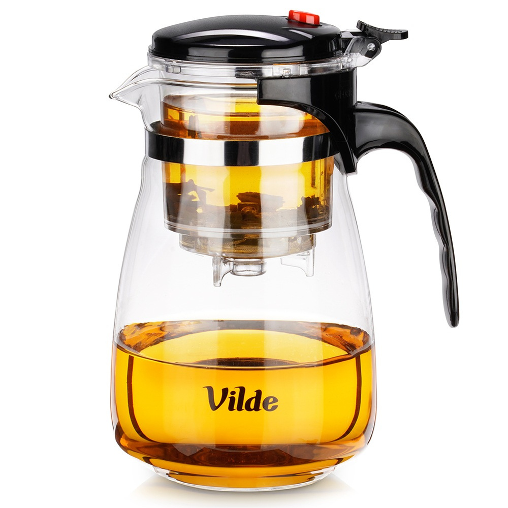 Glaskrug Mit Tee-aufsatz, 960 Ml